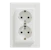 schneider electric Kontaktligzda zemapmetuma 16a balta 2-viet asfora