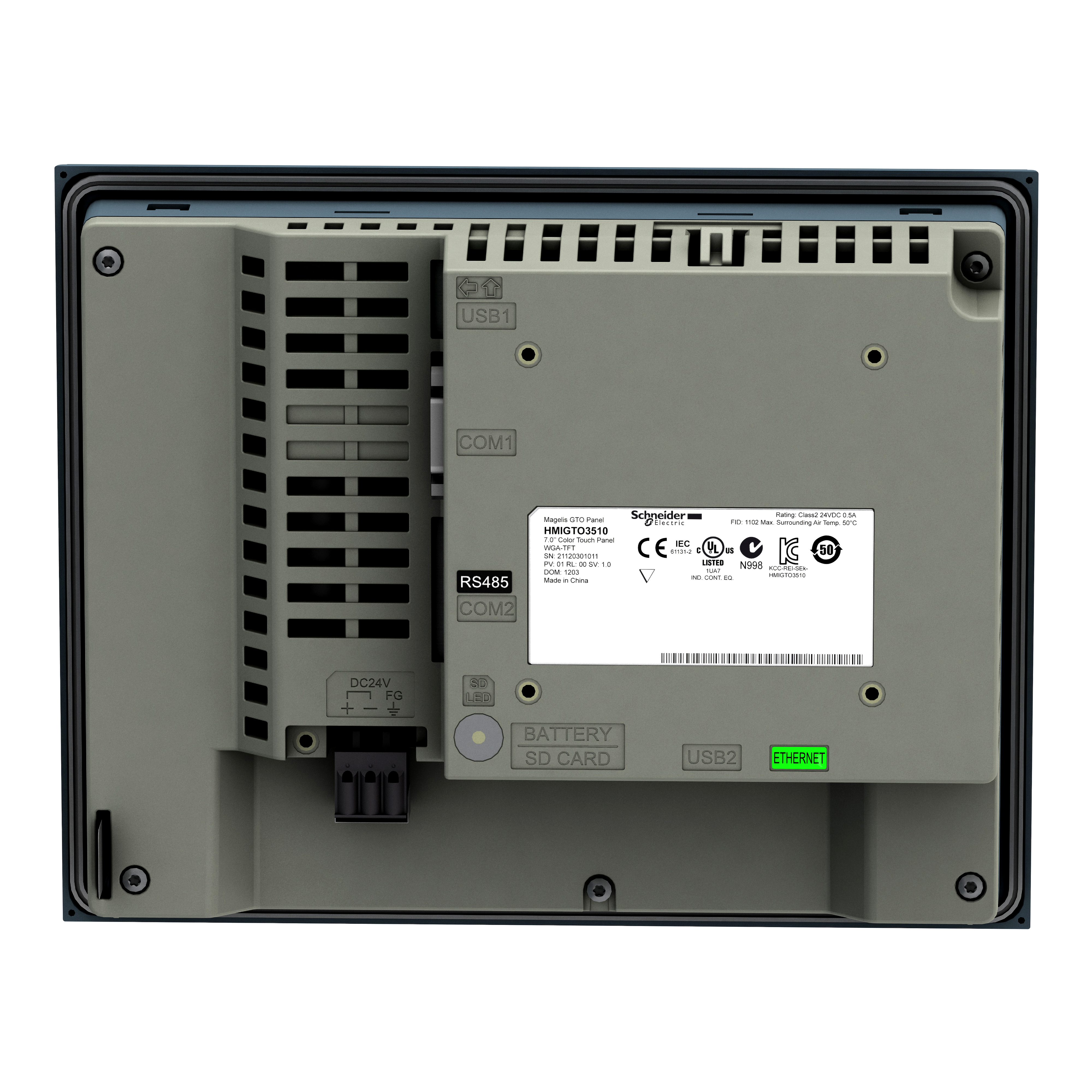schneider electric Operatörspanel 7,0tum wide tft 24vdc