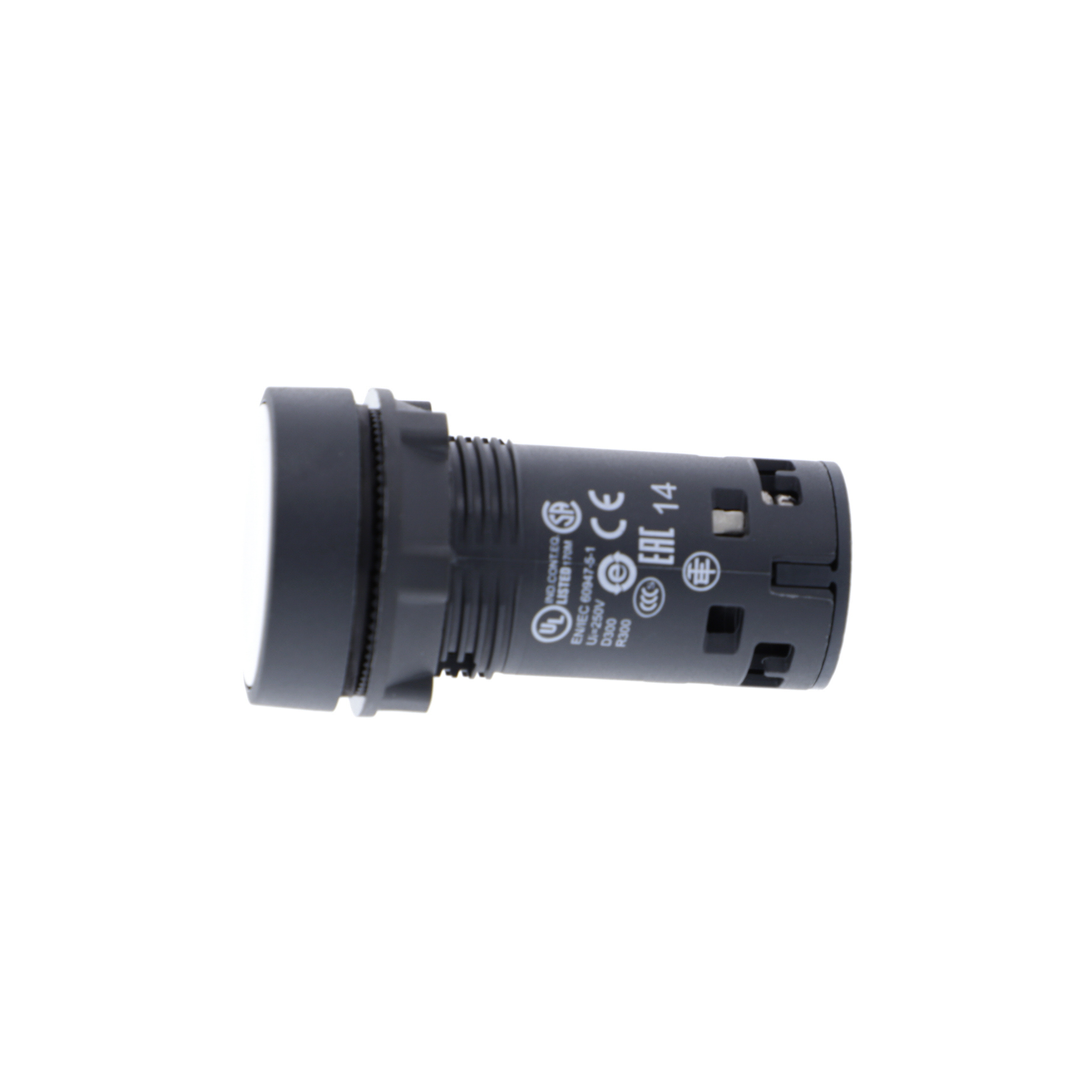 schneider electric Tryckkn vit 1no