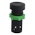 schneider electric Tryckkn svart no+nc