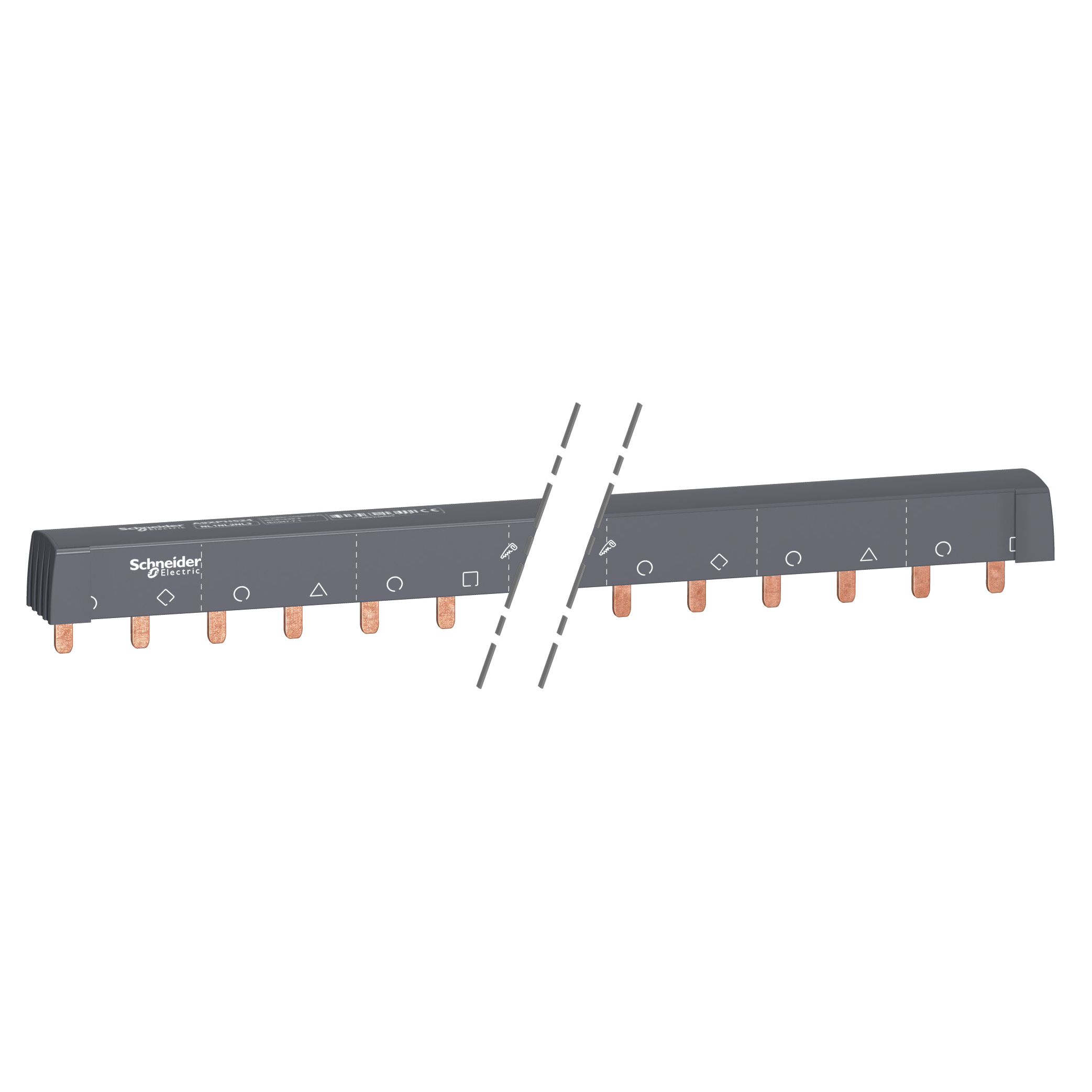 Samleskinne 4P Nl1Nl2Nl3 24 Mod Ic60