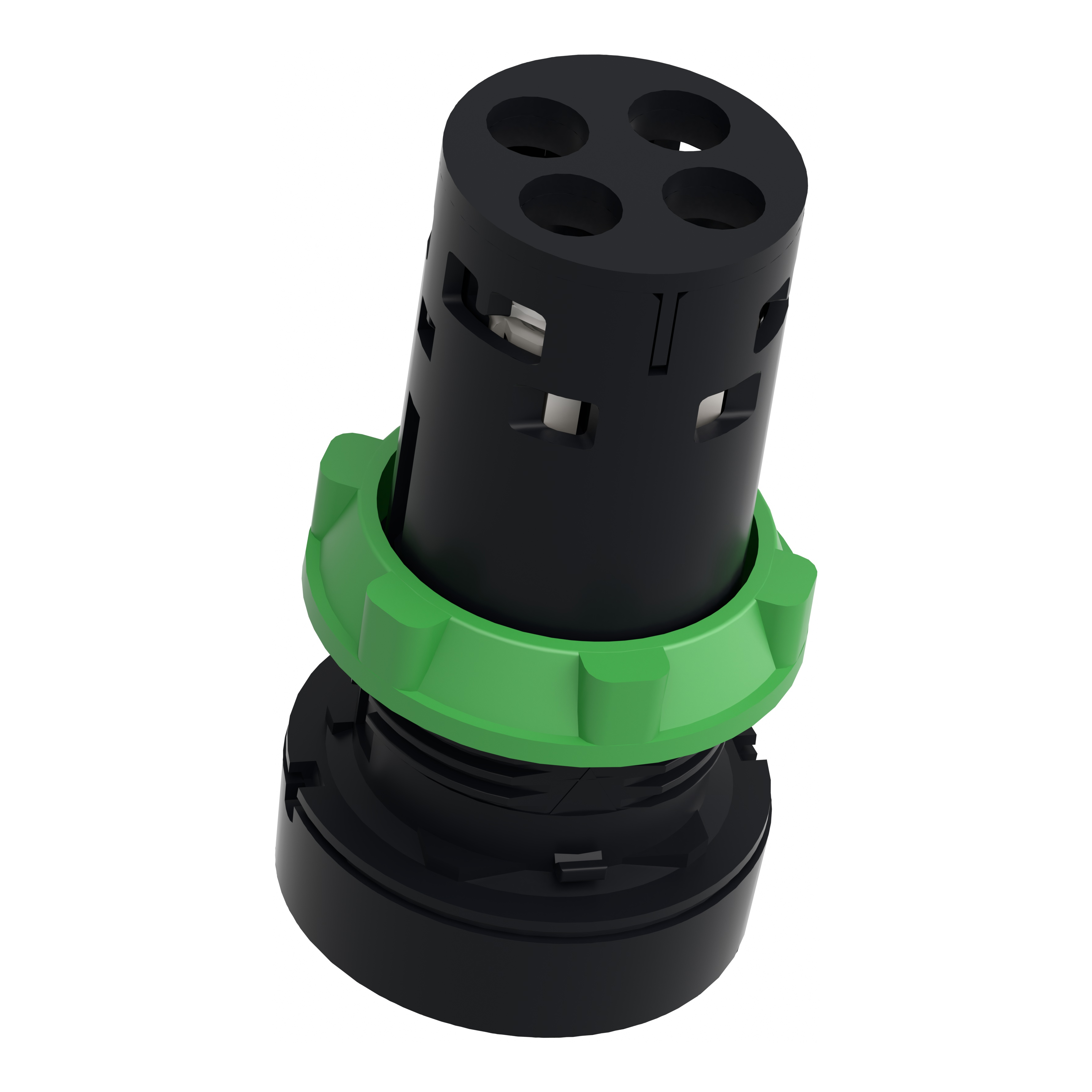 schneider electric Tryckkn grön 1no