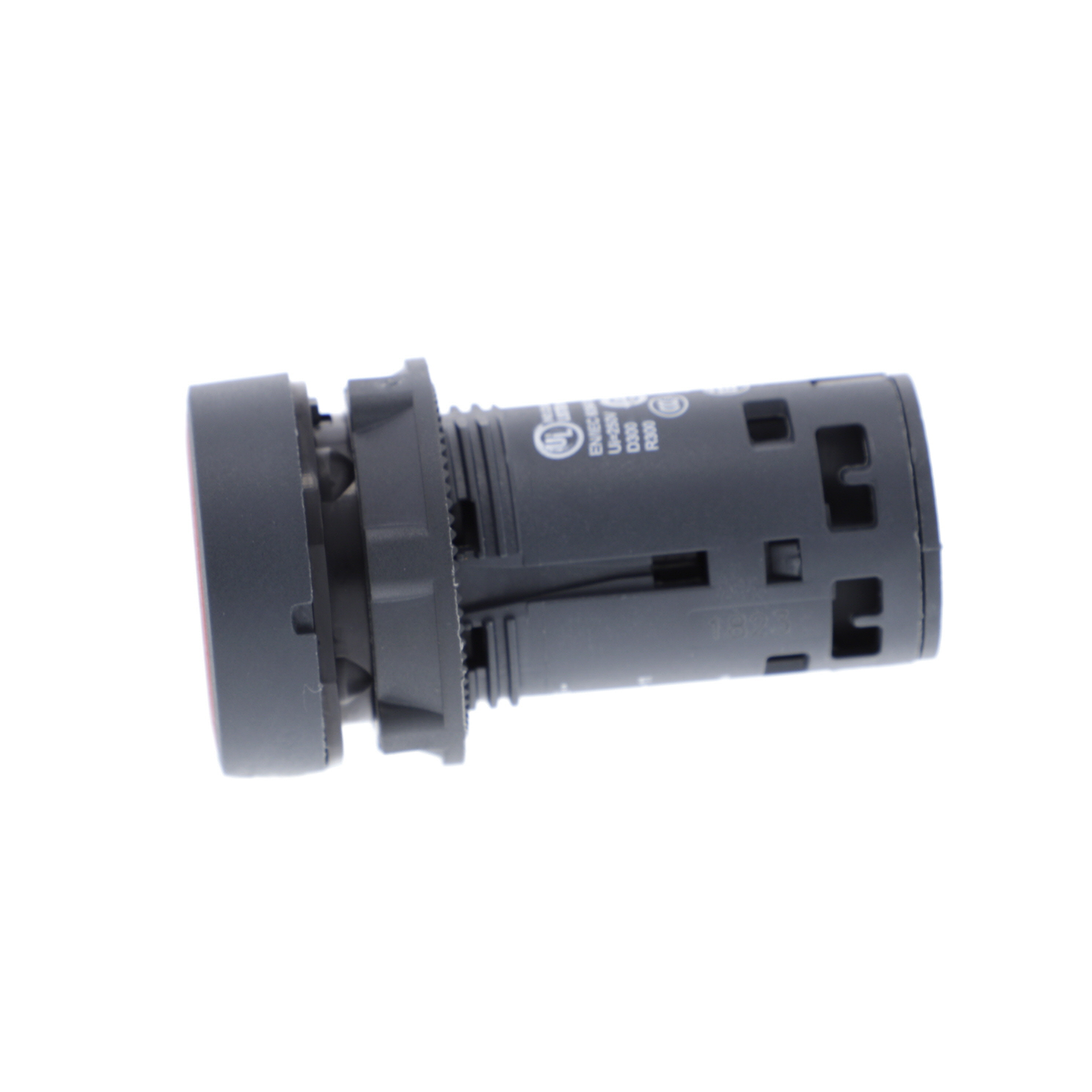 schneider electric Tryckkn röd 1nc stop