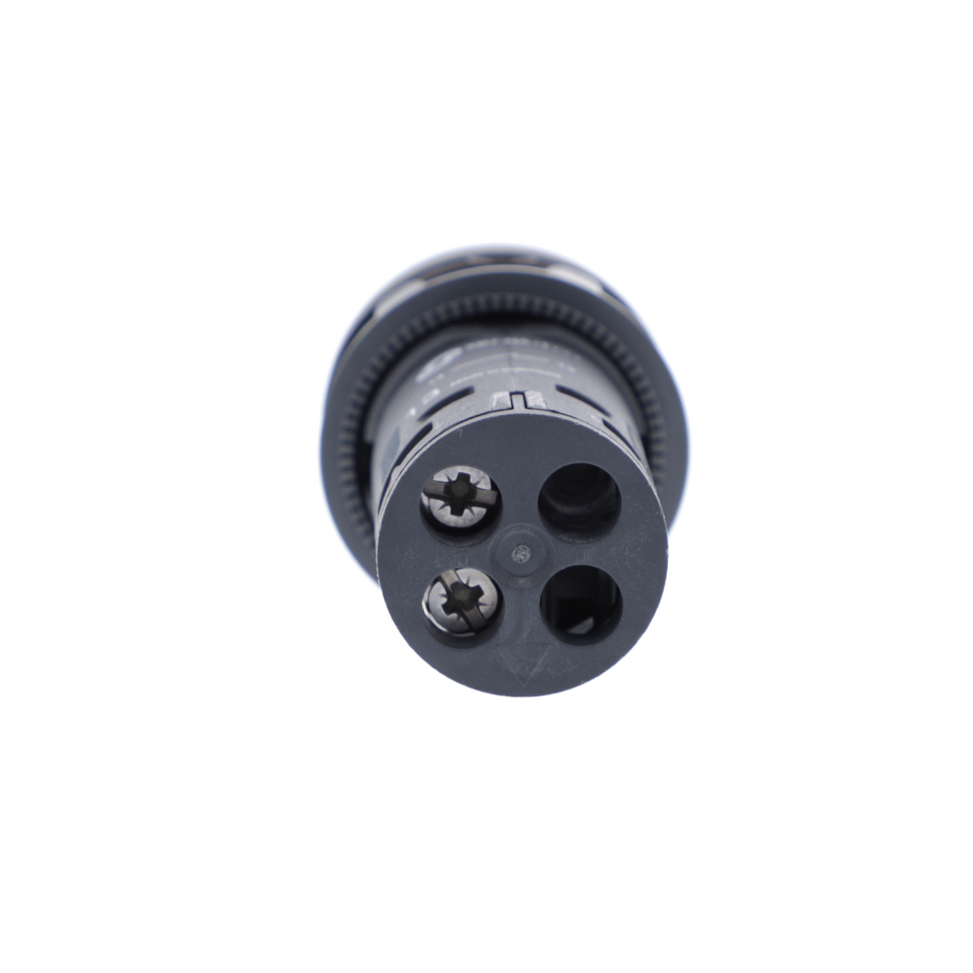 schneider electric Tryckkn vit 1no pil upp