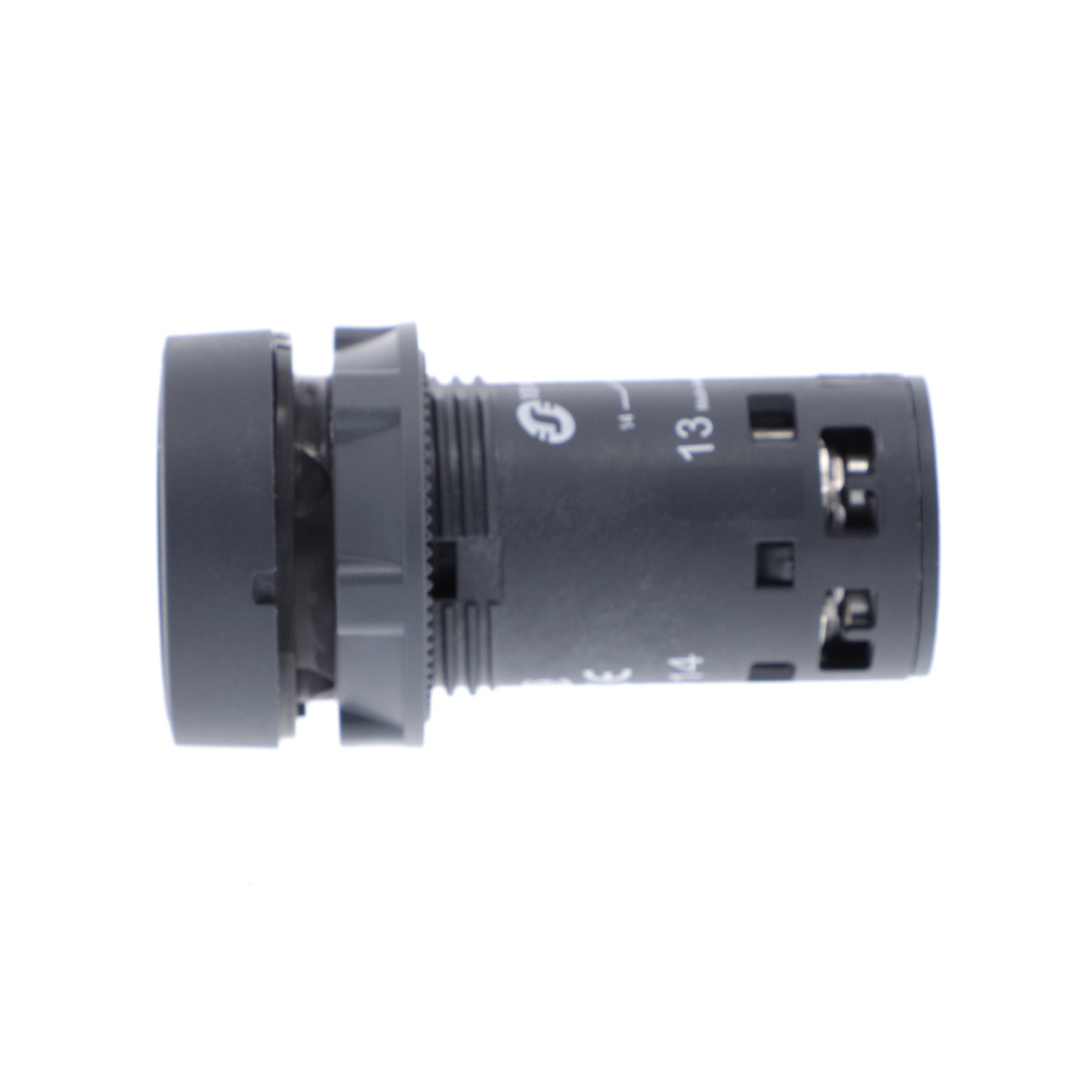 schneider electric Tryckkn vit 1no pil upp