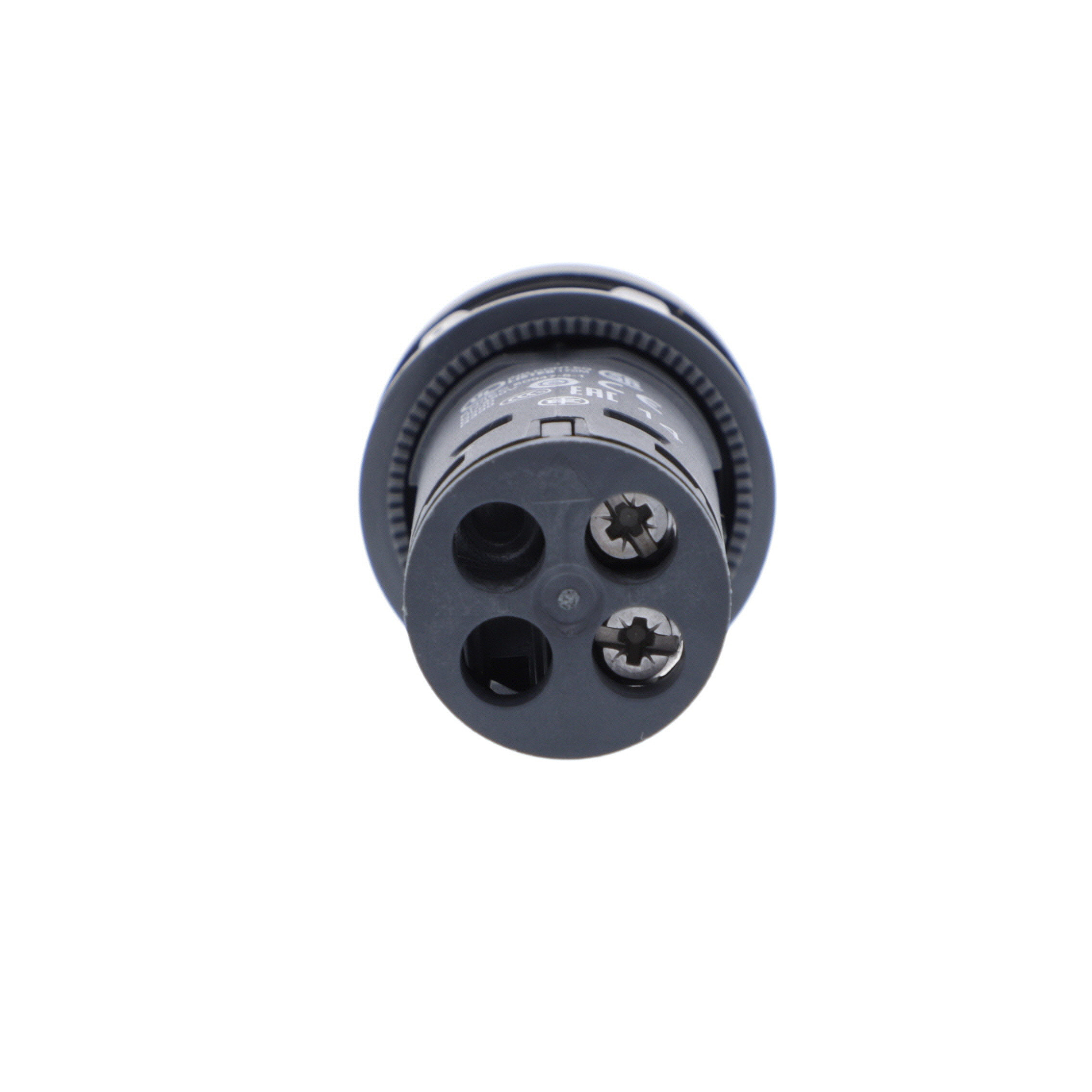 schneider electric Tryckkn svart 1no pil ner