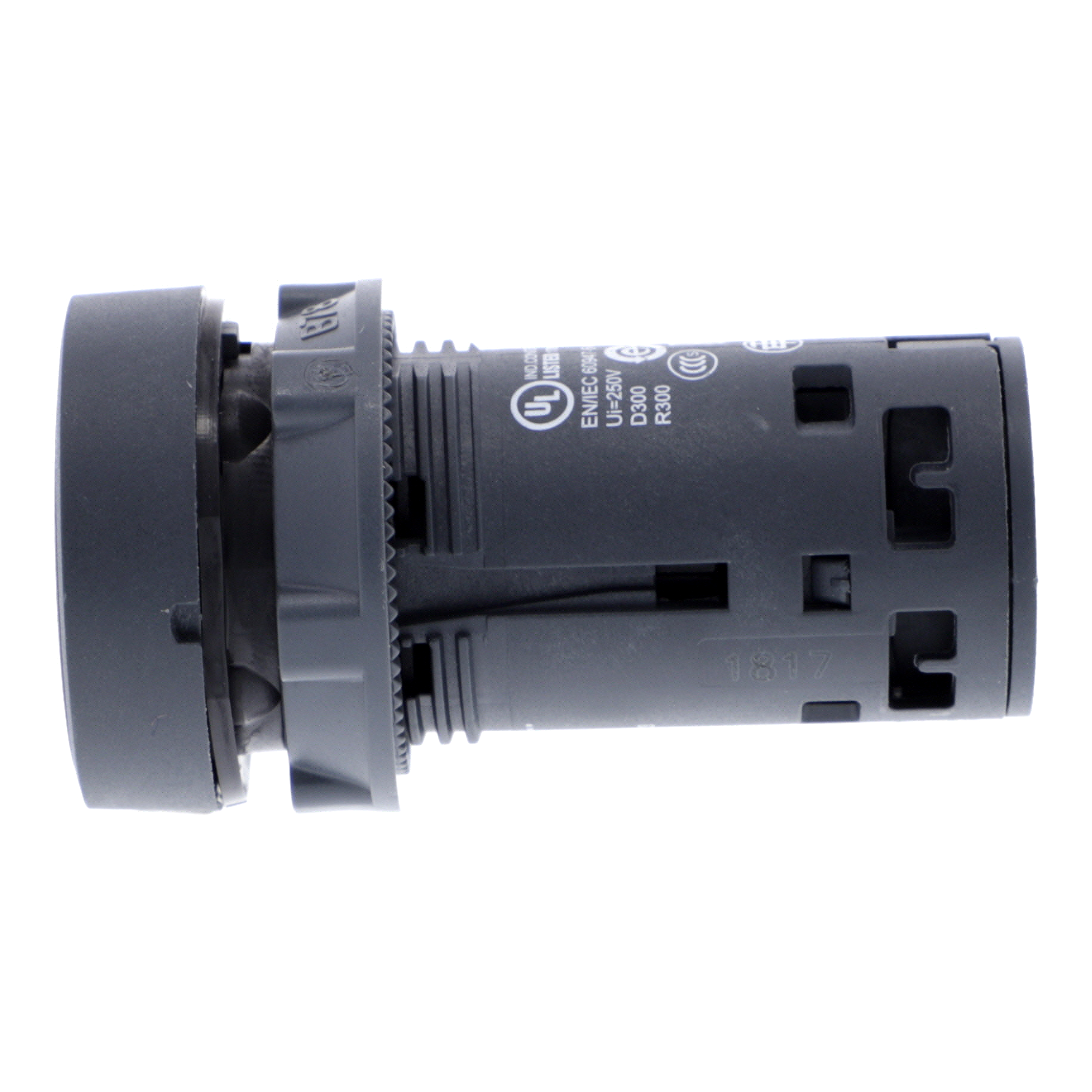 schneider electric Tryckkn svart 1no pil ner