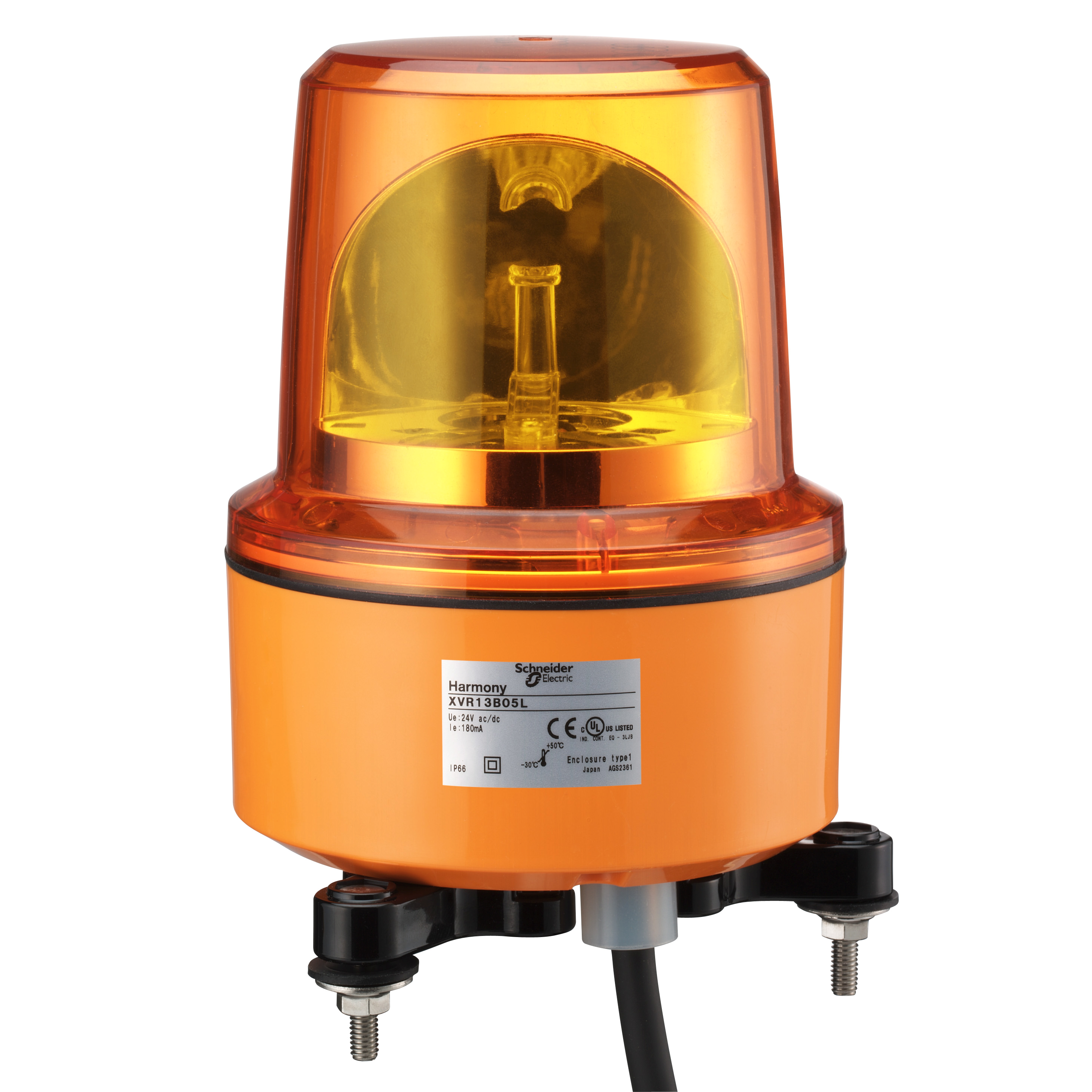 ROT LYS 130MM IP66 230VAC OLED