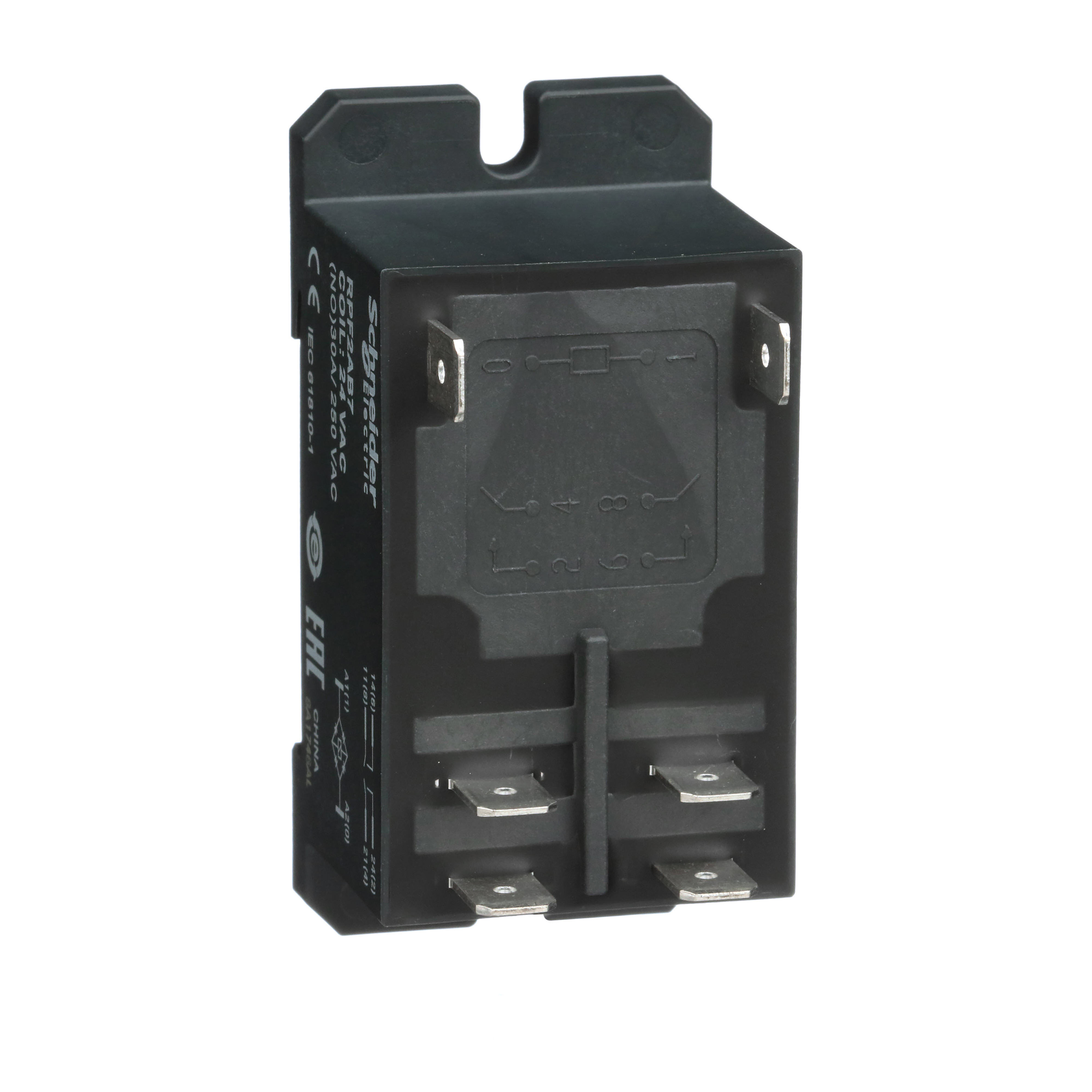 schneider electric Power relay rpf 24vac 2n/o 30a