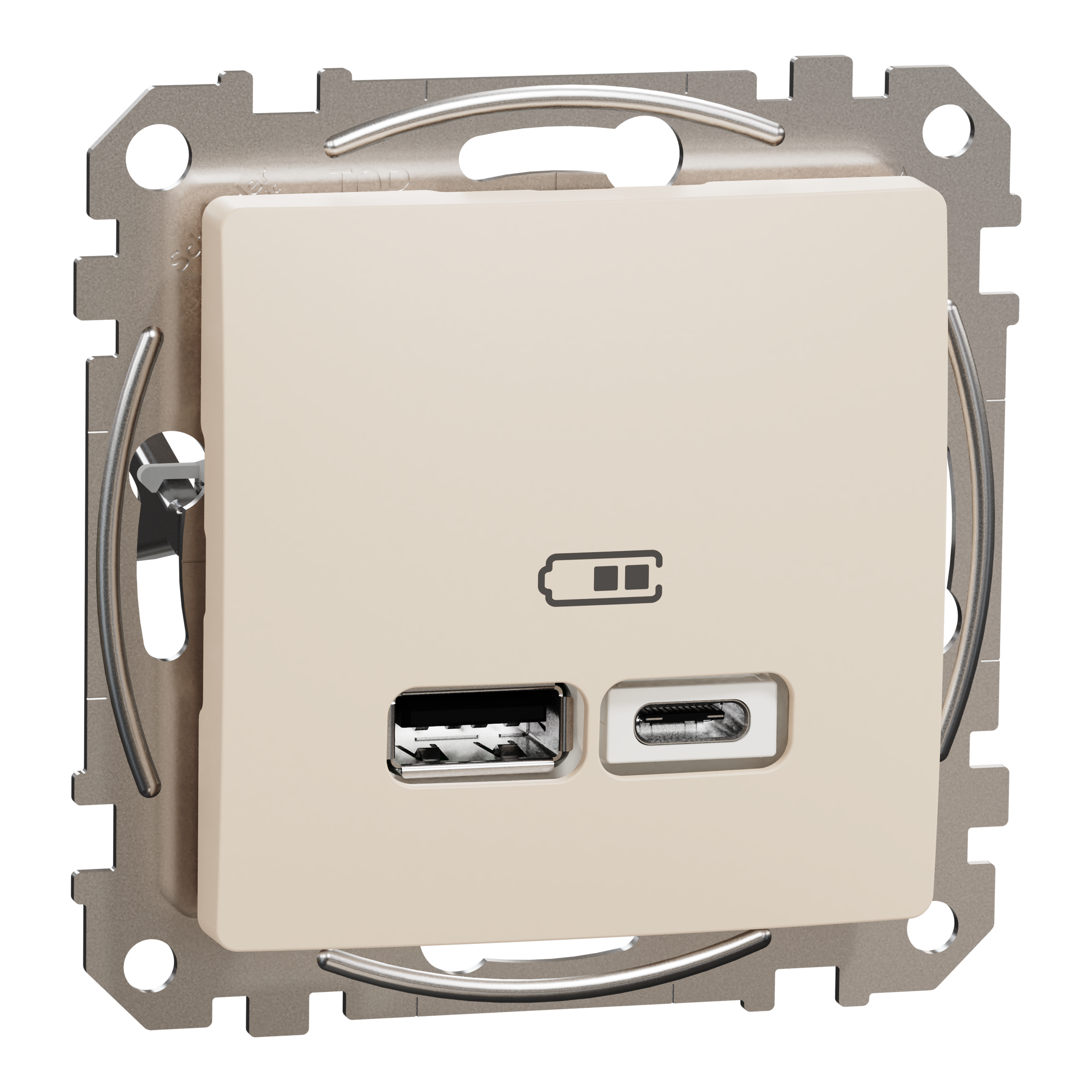 SEDNA DESIGN USB LAADIJA A+C 2,4A BEEŽ