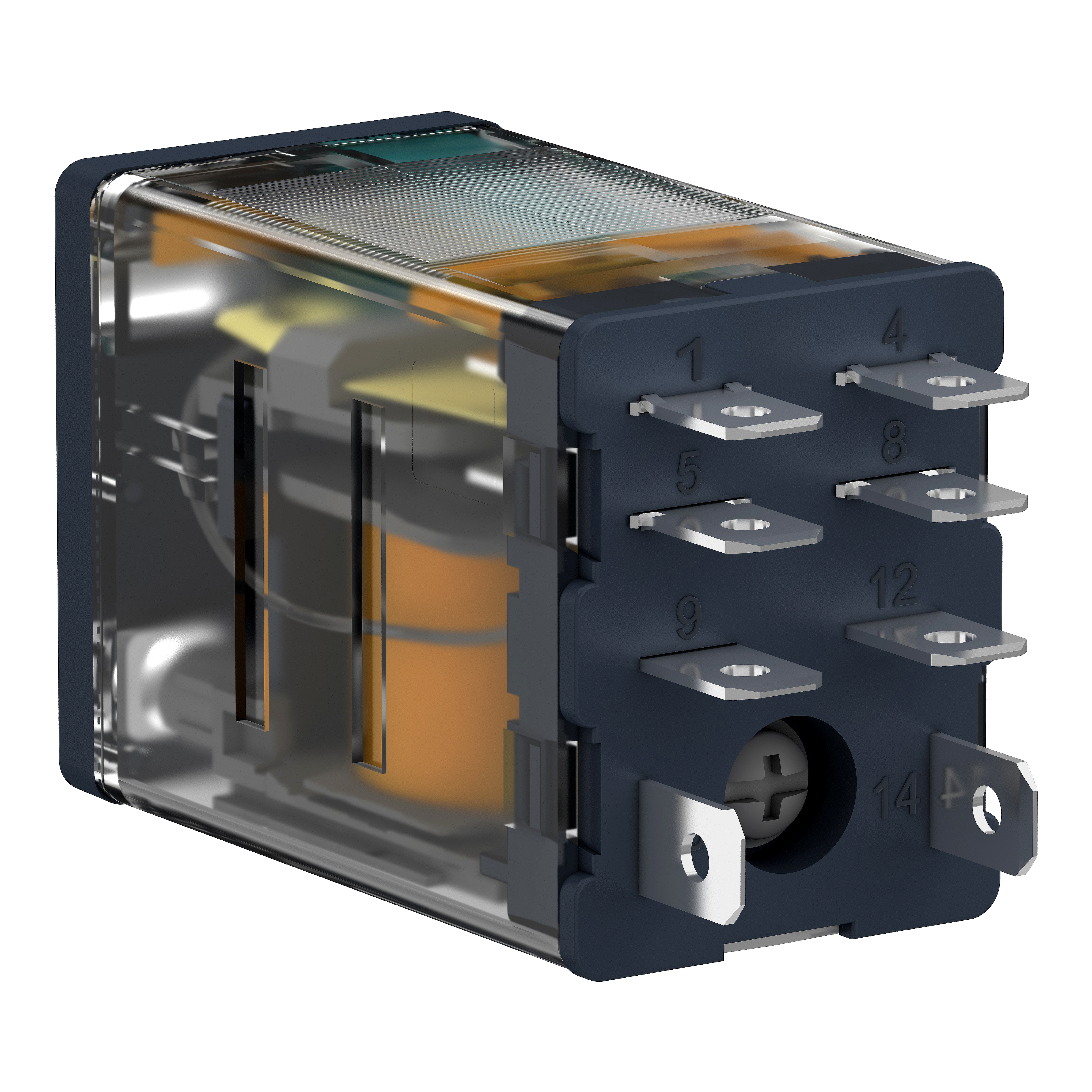 schneider electric Kopplingsrelä rpm 12vdc 2c/o 15a led