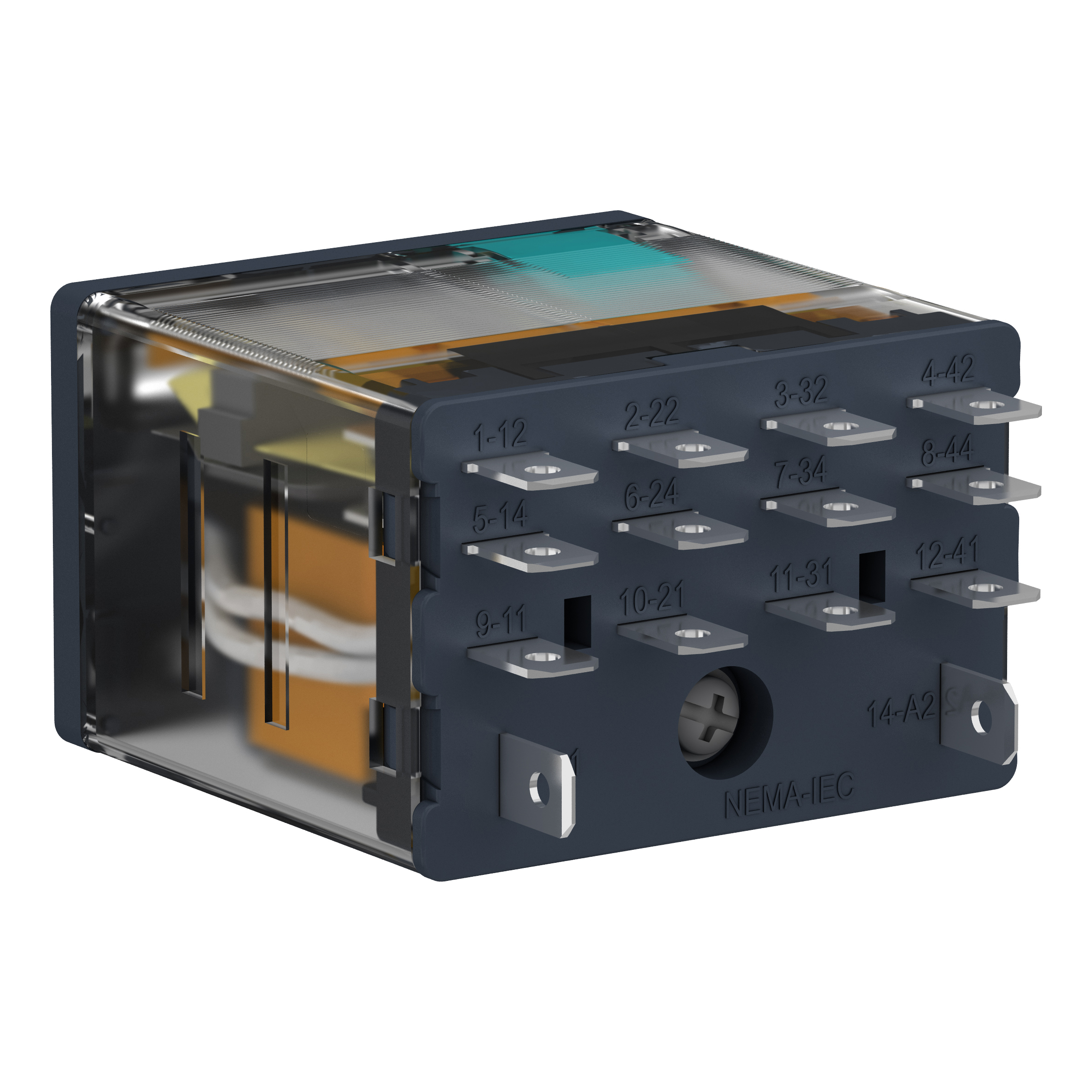 schneider electric Kopplingsrelä rpm 24vdc 4c/o 15a