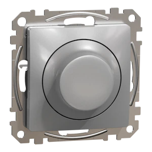 schneider electric Sedna design universaaldimmer pöörd led rc/rl 5-200w alu