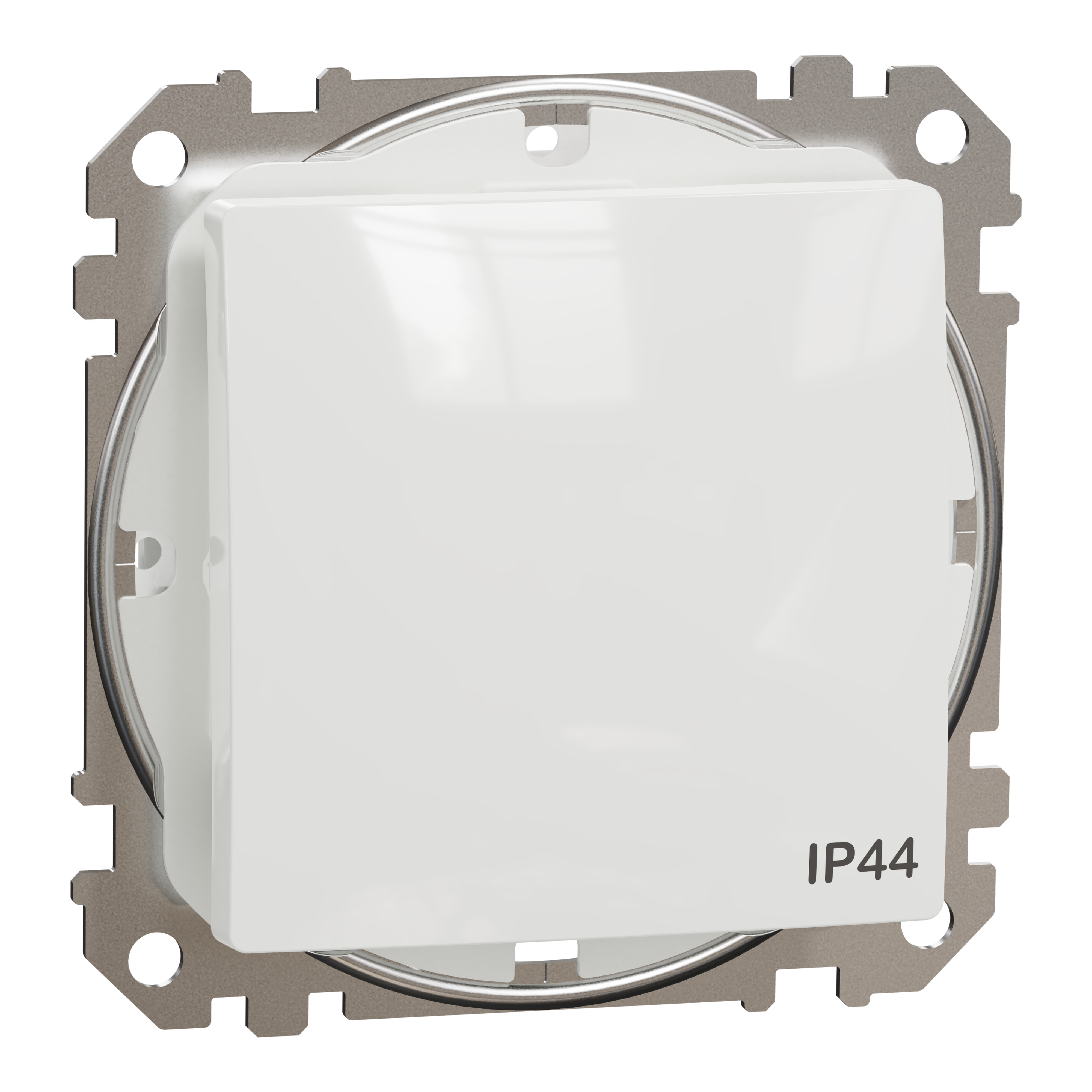 SLĒDZIS ZEMAPMETUMA SEDNA IP44 10AX 250V BALTS