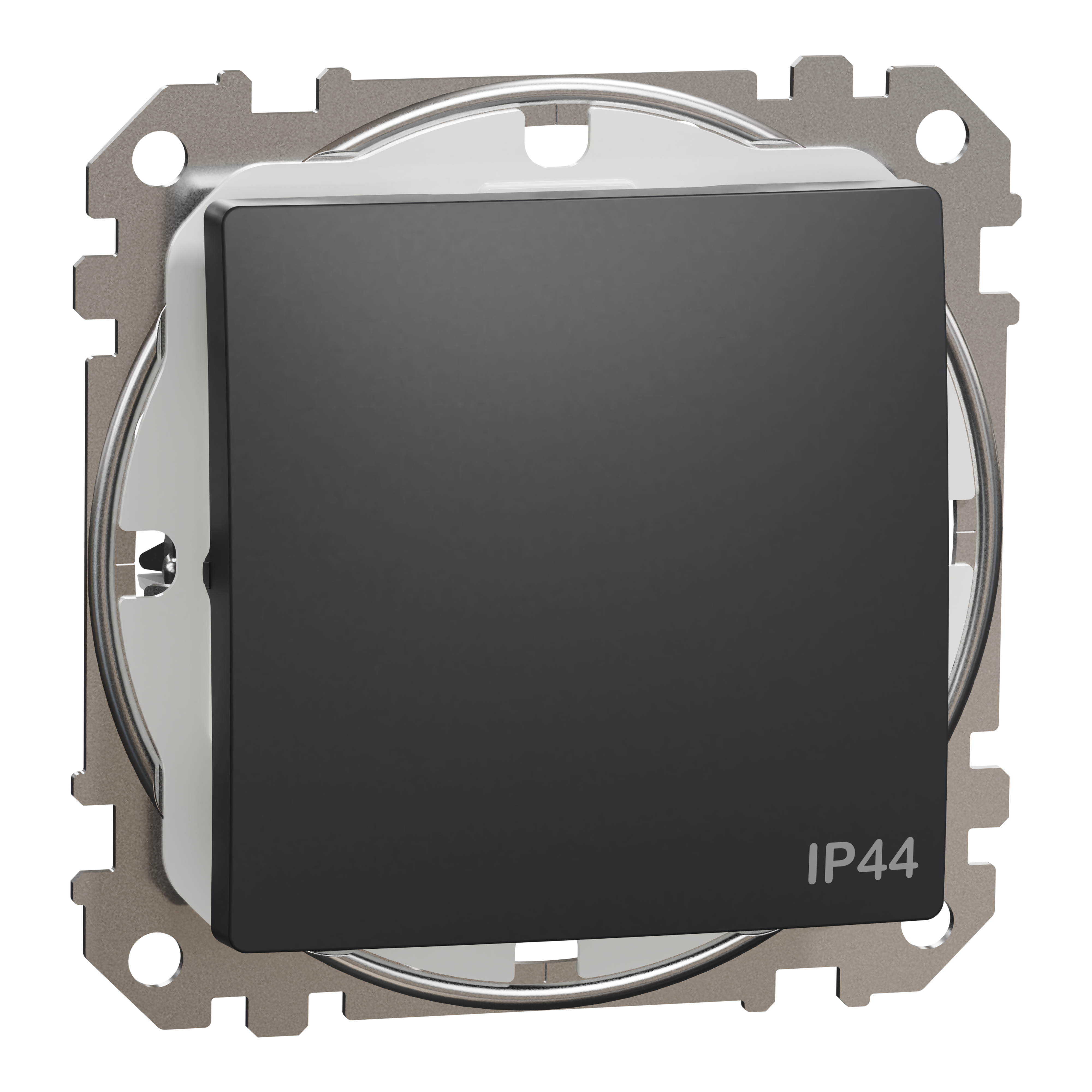 SLĒDZIS ZEMAPMETUMA SEDNA IP44 10AX 250V ANTRACĪTS