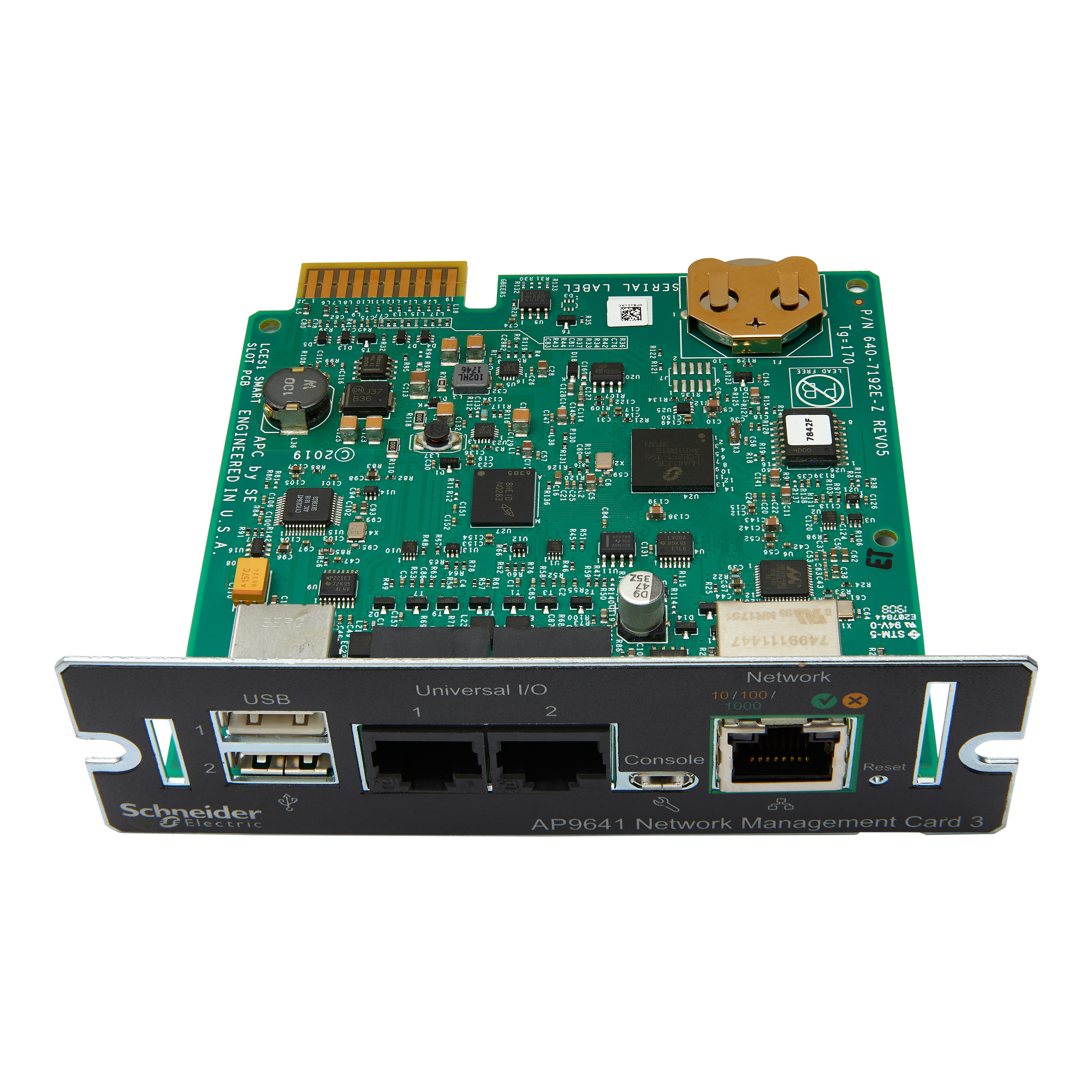 schneider electric Ups-hallintakortti smart ups snmp-kortti v3 ymp.valv.