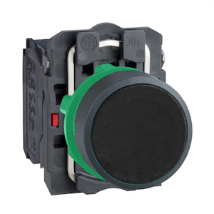 schneider electric Trykknapp sort 1no1nc