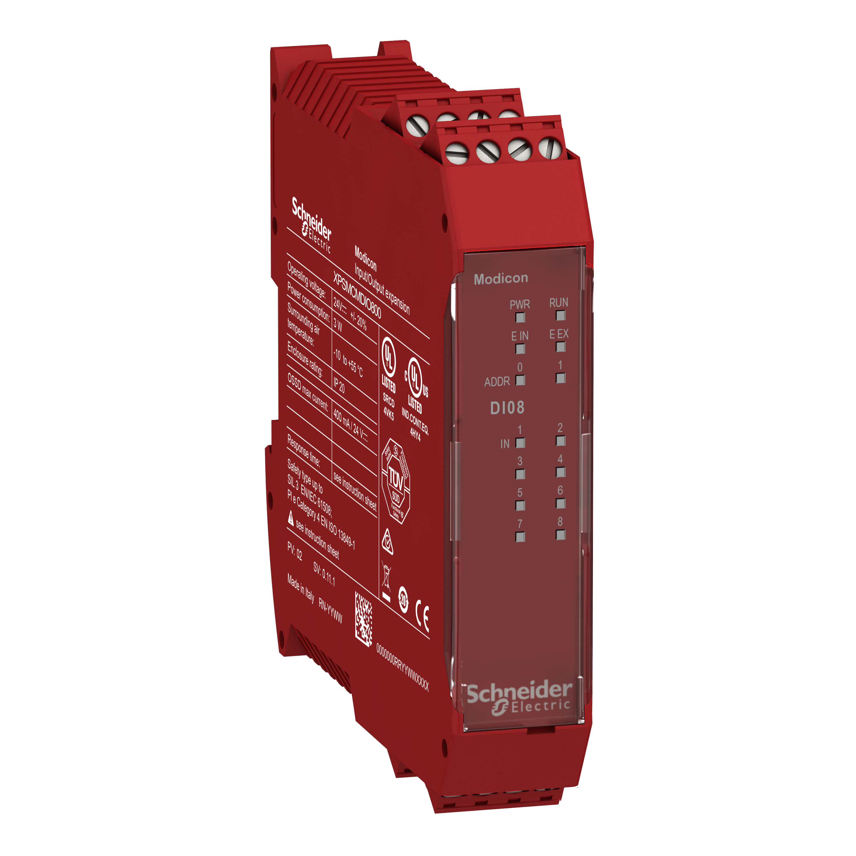 schneider electric Safety relay preventa 8 input expansion screw term