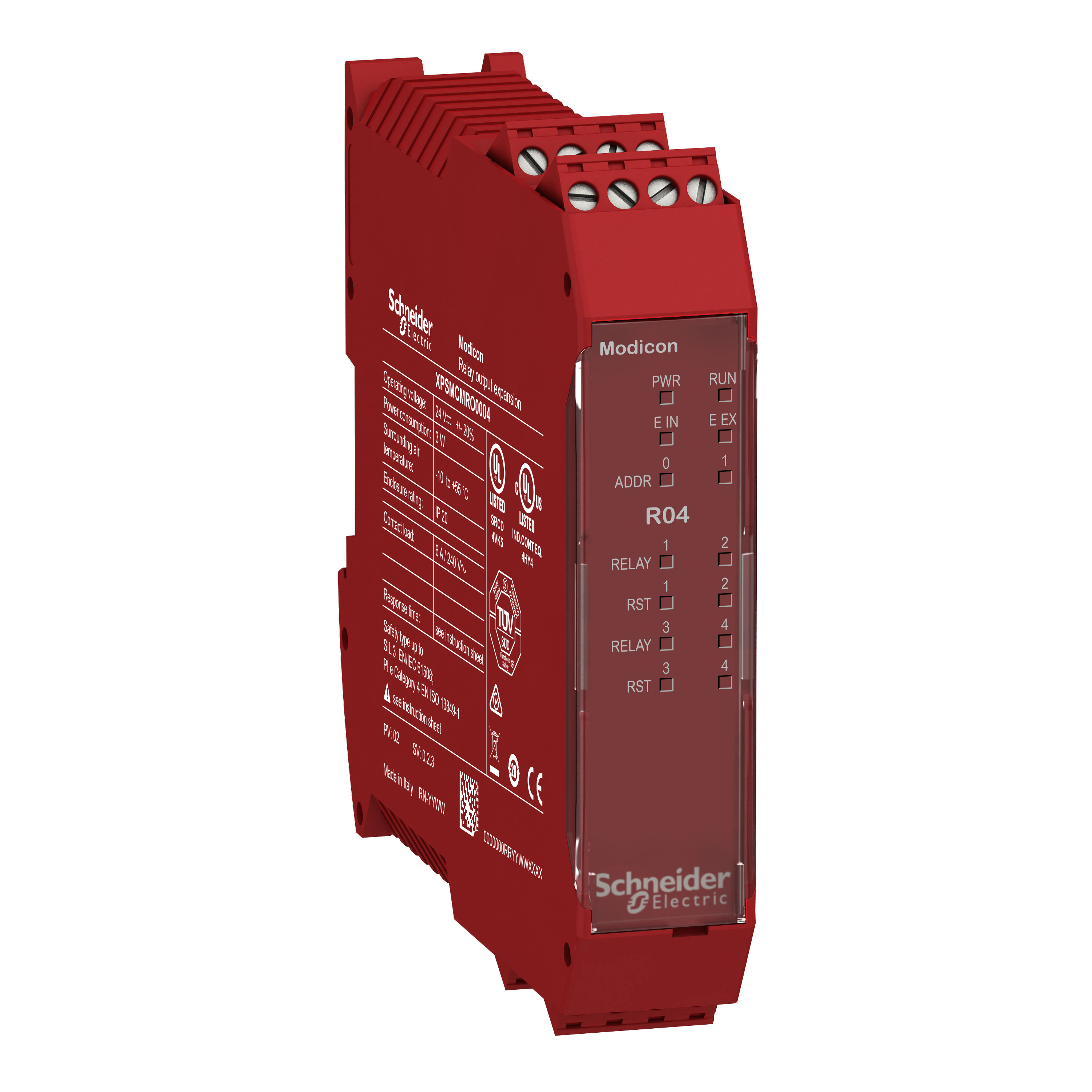schneider electric Turvarele preventa laajennusmod. 4 relelähtöä
