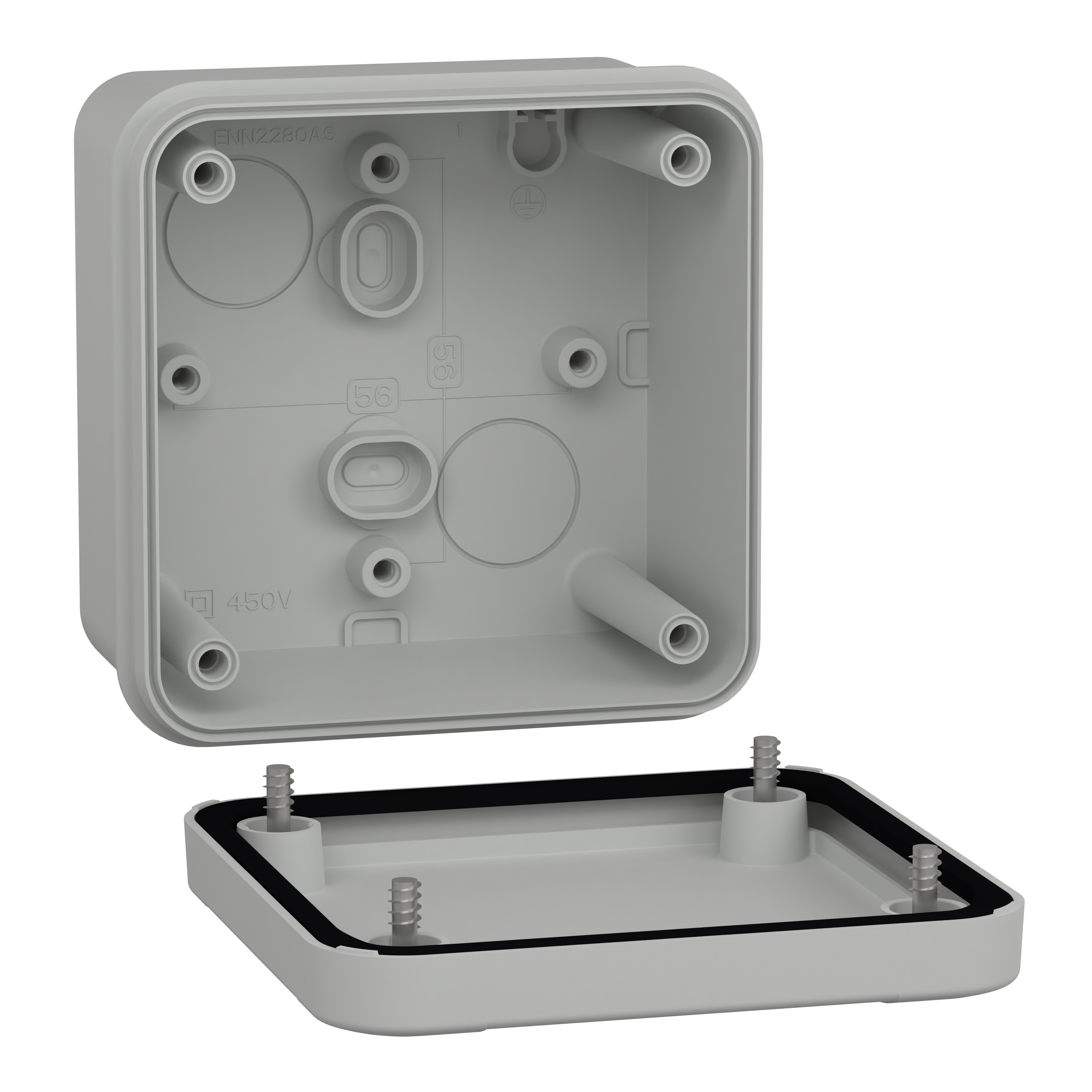 schneider electric Kopplingslåda 80x80x47