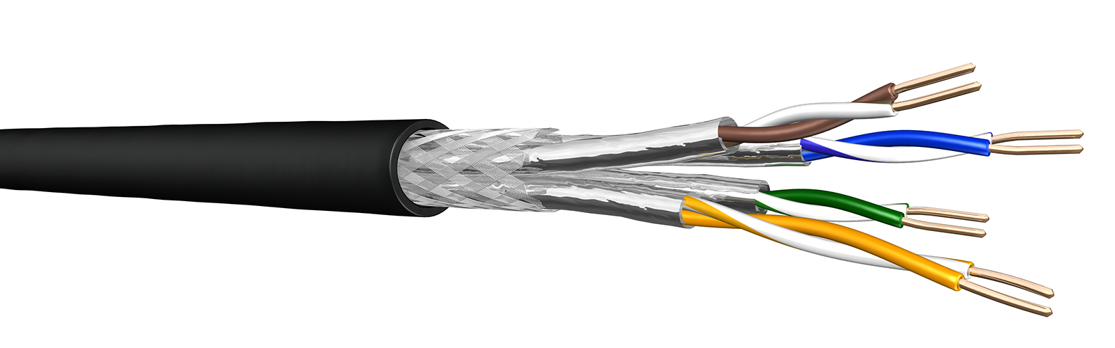 TIETOVERKKOK-HF CAT7 DRAKA SUPERCAT7 S/FTP 4p LSHF Eca