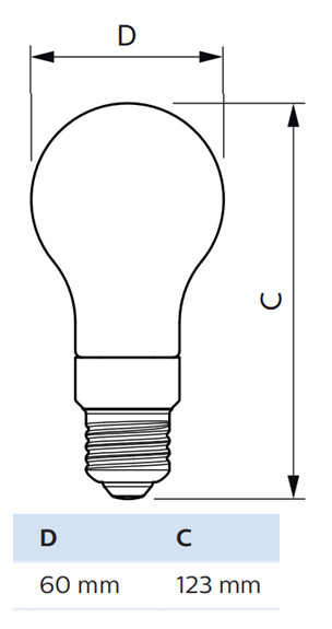 philips Standardlampa master led e27 827 840lm 60w=4w cl d ue a