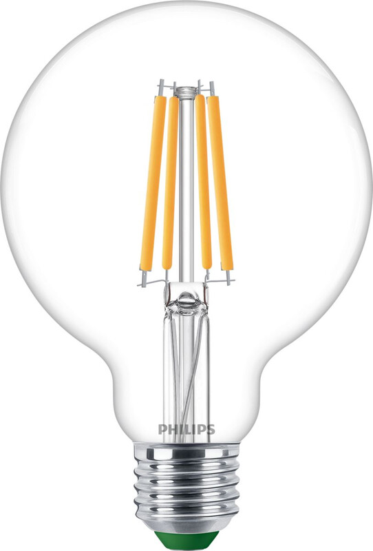 philips Standard lamp e27 827 840lm 60=4w g95 cl ue