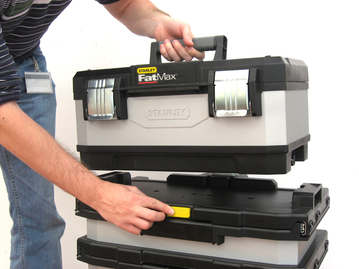 stanley fatmax Toolbox stanley fatmax grey metal plastic