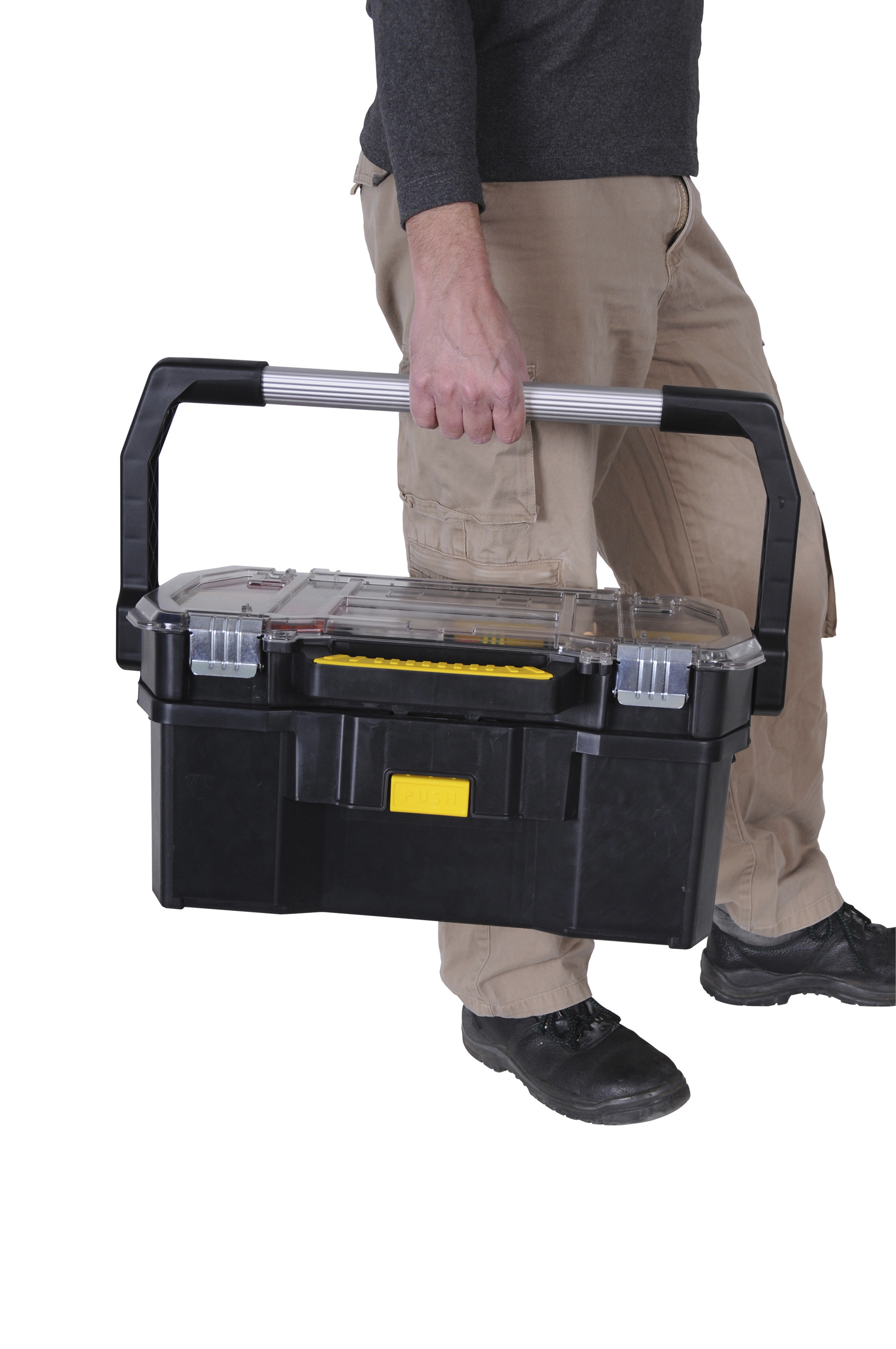 stanley Verktygslåda stanley med sortimentfack 60cm