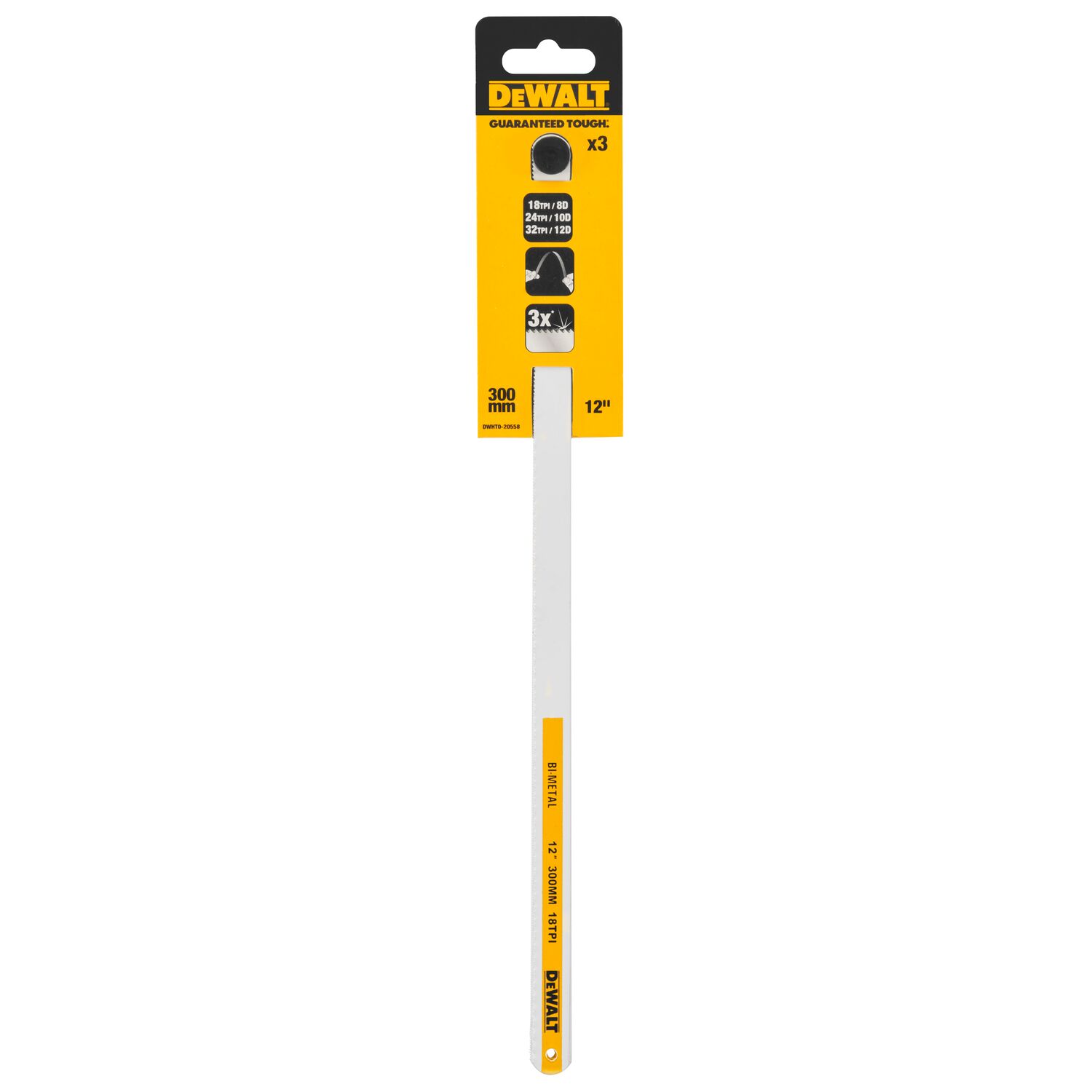 dewalt Rautasahanterät dewalt 3kpl
