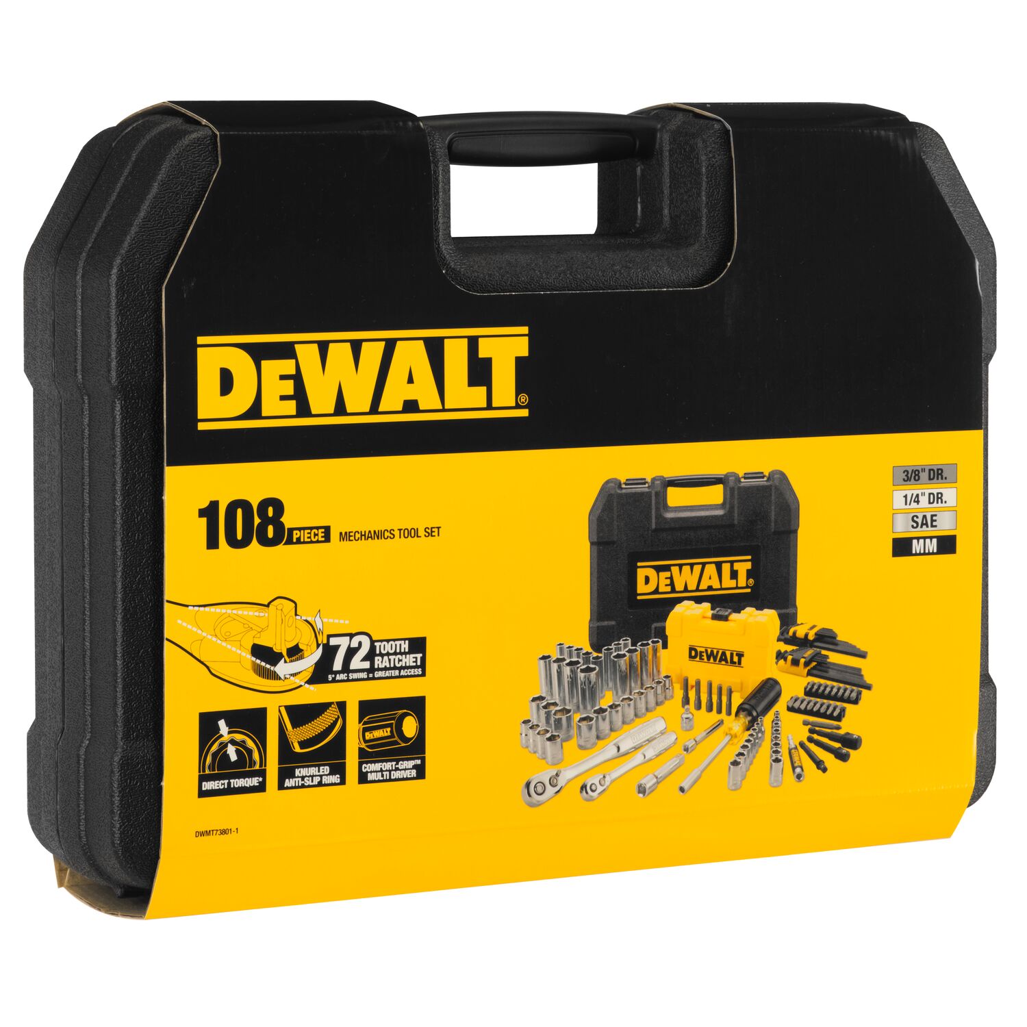 dewalt Hylsnycklar dewalt 1/4 3/8 108 delar