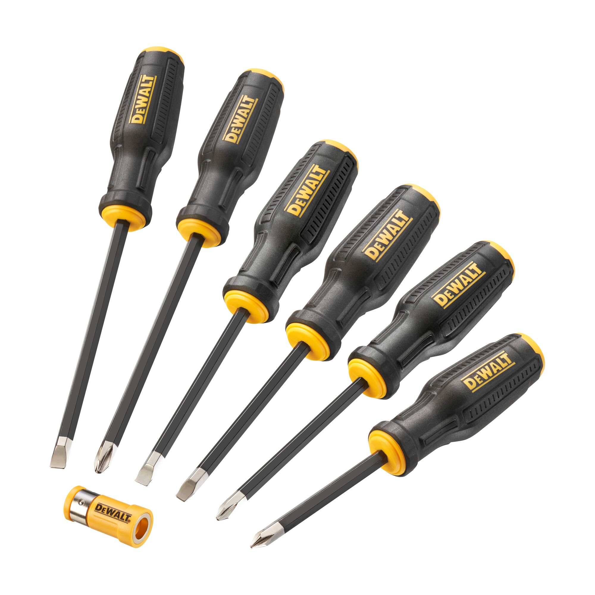 SCREWDRIVER SET DEWALT MAXFIT PH 6PCS