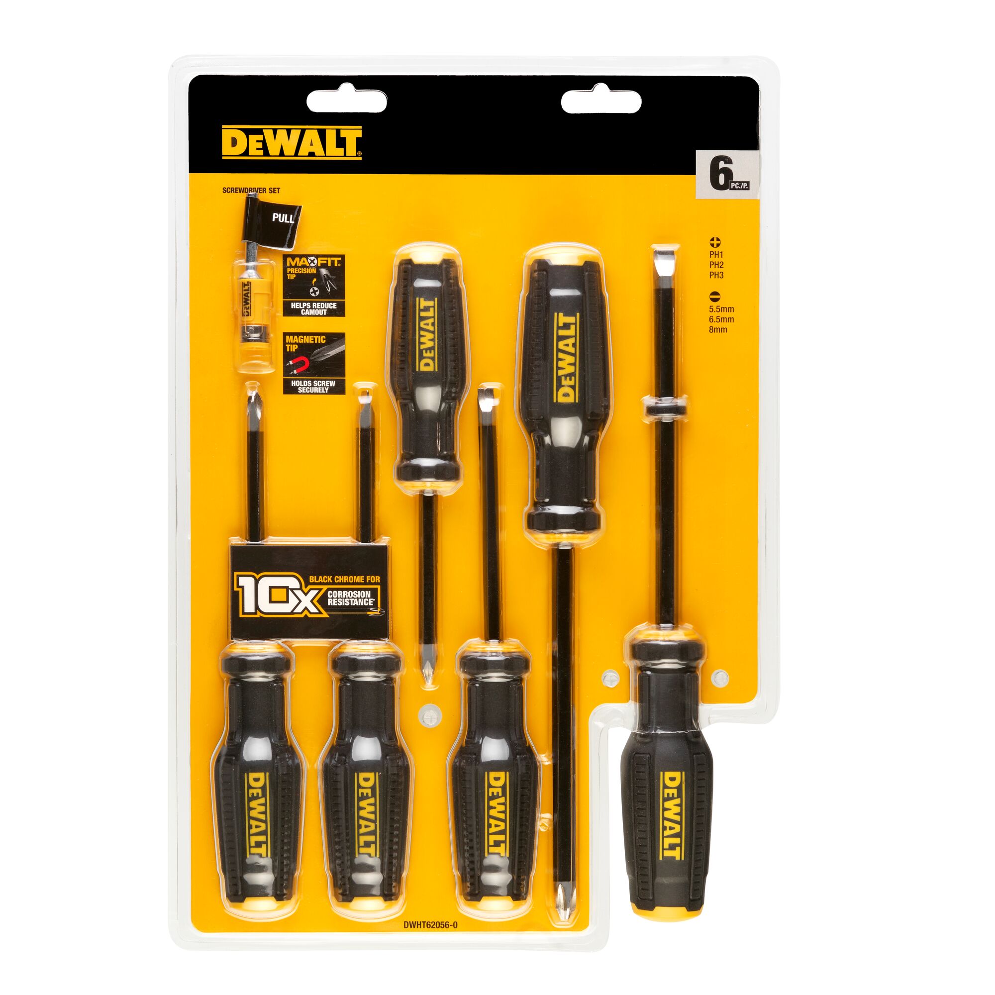 dewalt Screwdriver set dewalt maxfit ph 6pcs