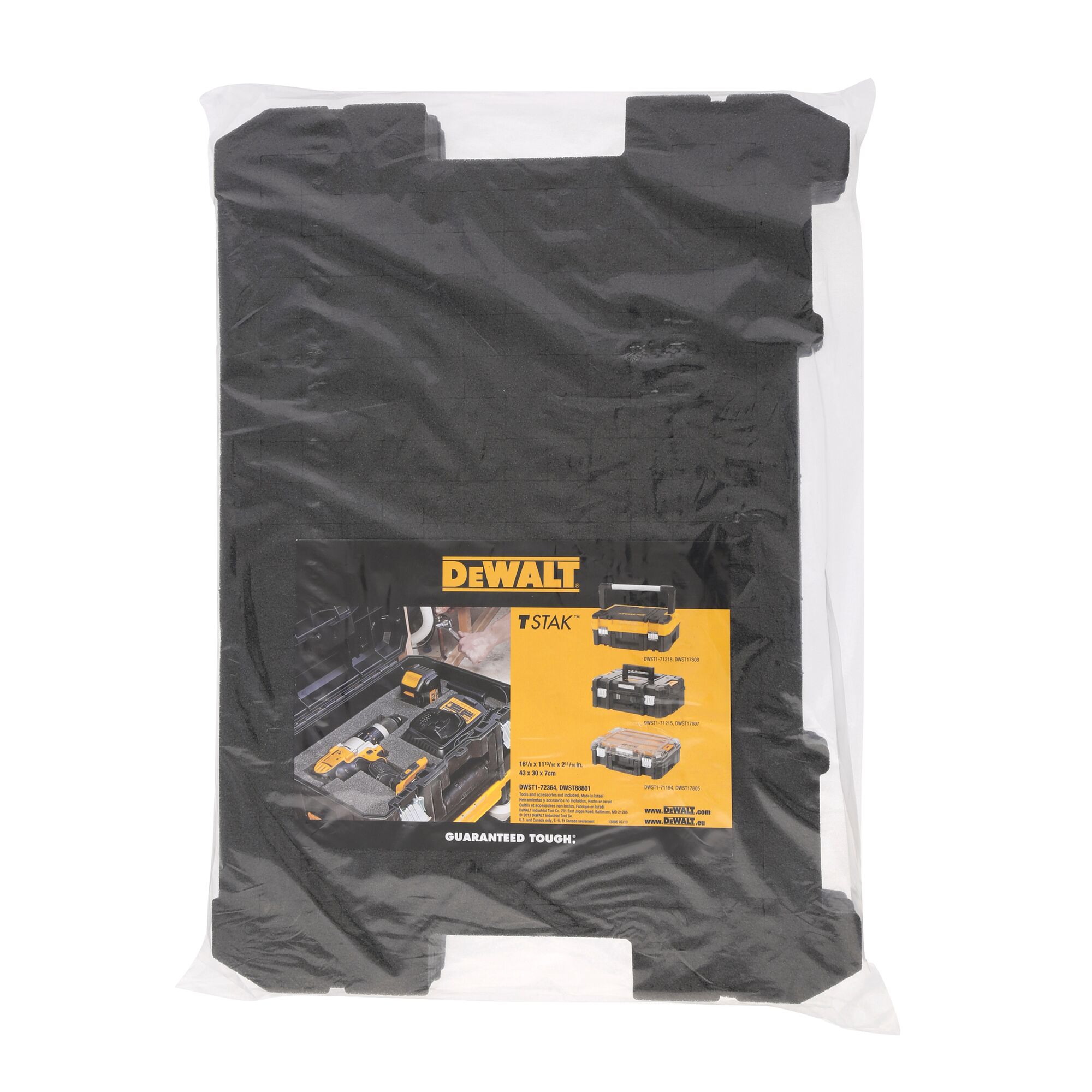 dewalt Tstak foam inlay dewalt foam inlay