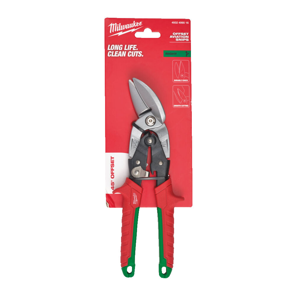 milwaukee Aviation snips milwaukee right offset