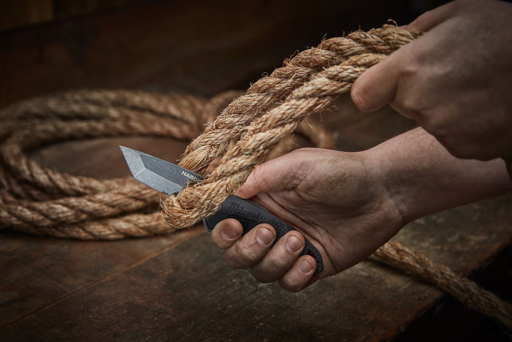 milwaukee Foldekniv hardline rillet