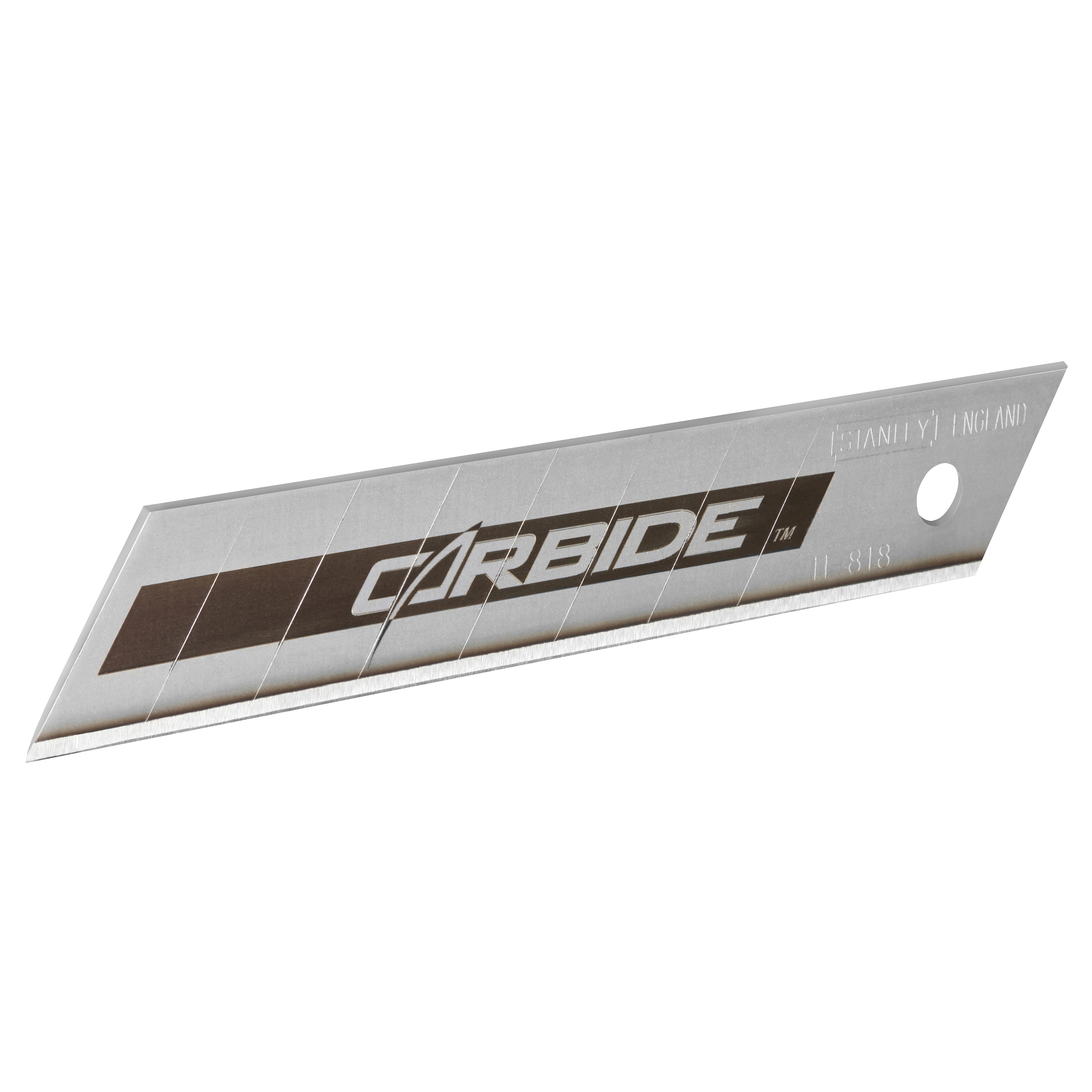 SNAP OFF BLADE STANLEY CARBIDE 18MM 10PCS