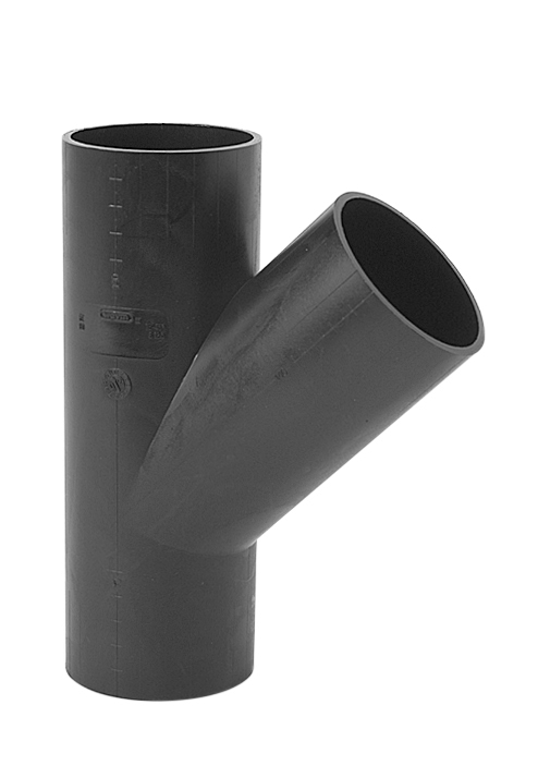 HDPE TRIŠAKIS QUICKSTREAM D40×40×45°