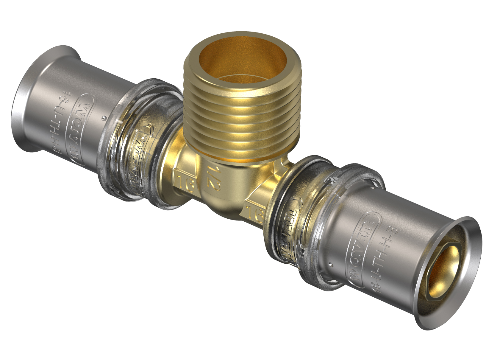 KOLMIK KEERMEGA M5 20 x 1/2''VK x 20