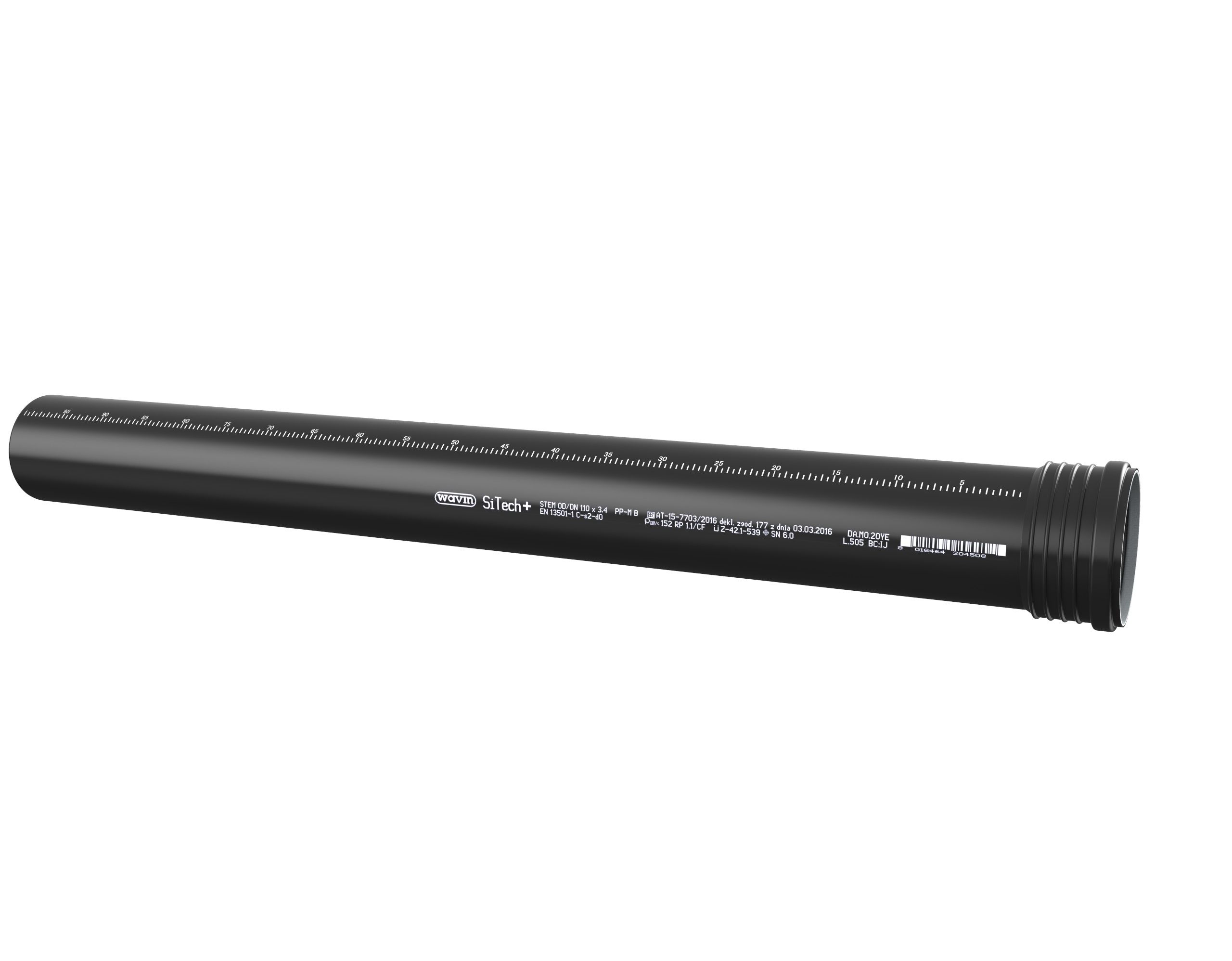 MUHVIPUTKI DB WAVIN SITECH+ 110X3000 PP