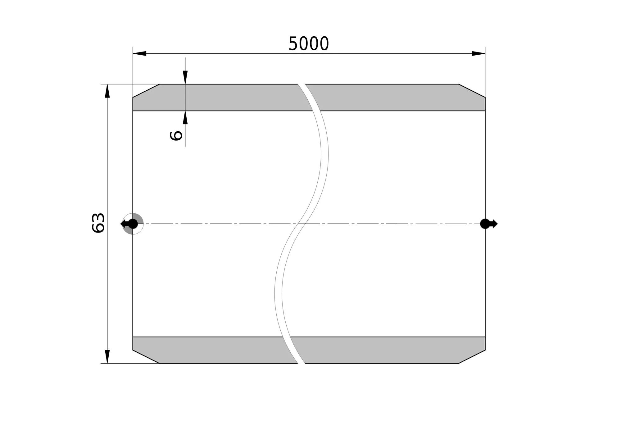 wavin Kompositrör tigris 63x6 5m