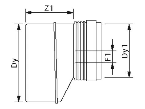 sitech+ Sitech+ förminskning typ a 110x50