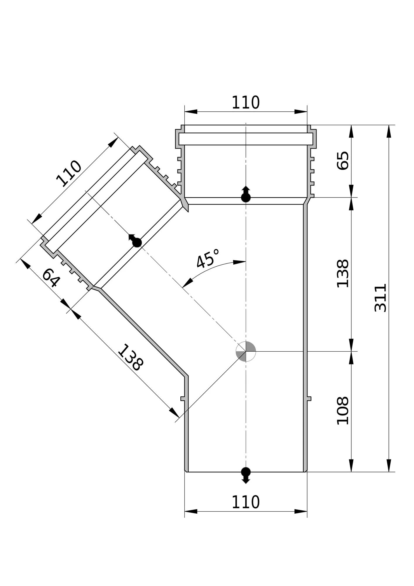 sitech+ Sitech+ branch stea 45x110x110