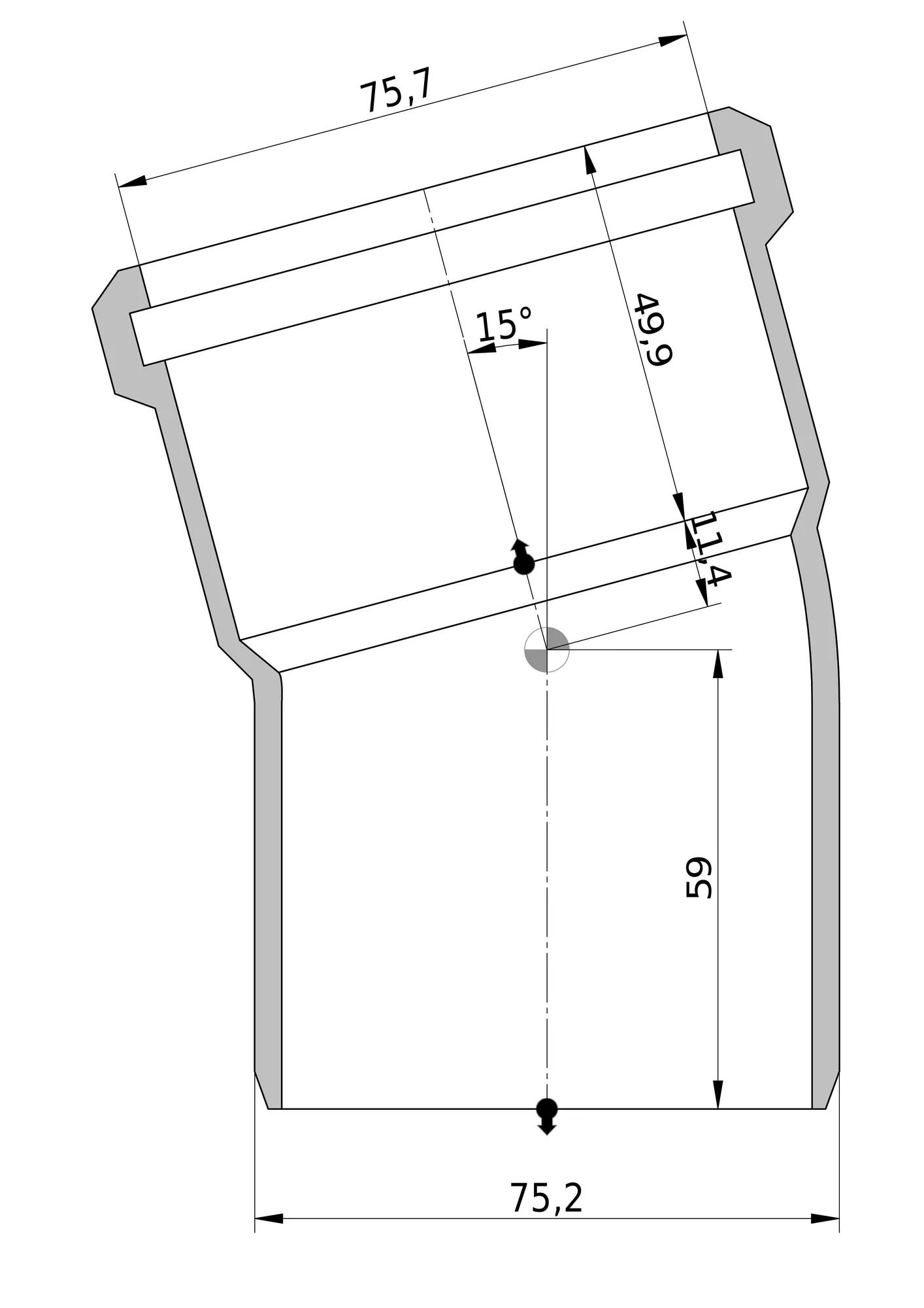 as+ Böj db pp as+ 75x15