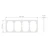 elko Cover plate elko one 4-gang dso frame