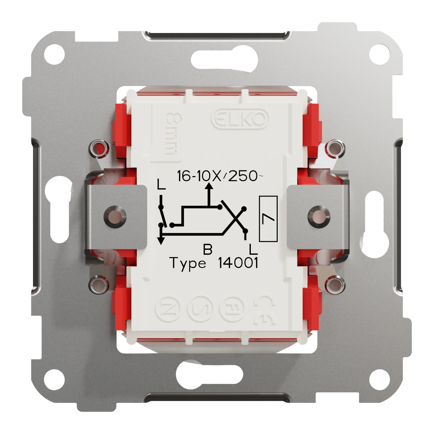 schneider electric Elko one bryter 7 kryssvend m/skrutilkobl rh