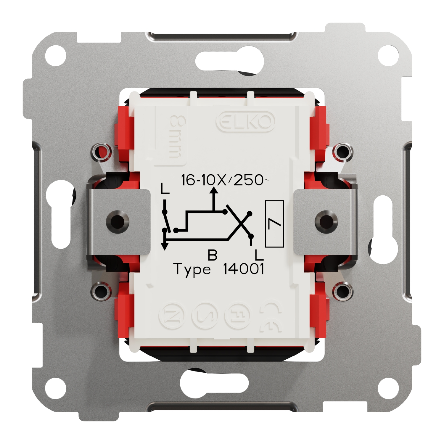 schneider electric Elko one bryter 7 kryssvend m/skrutilkobl so