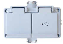 SOCKET OUTLET DUAL SOCKET OUTLET USB 2XPK16