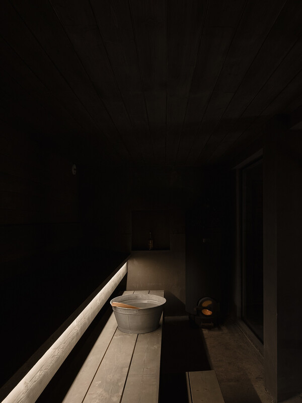 saas instrumentti Led strip creative sauna top view 3k 5,5w/m