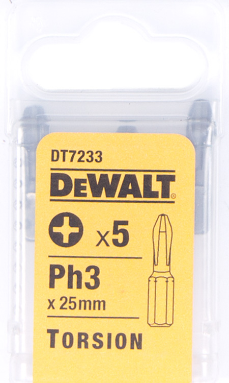 BITS TORSION DEWALT PH3 X 5 25MM